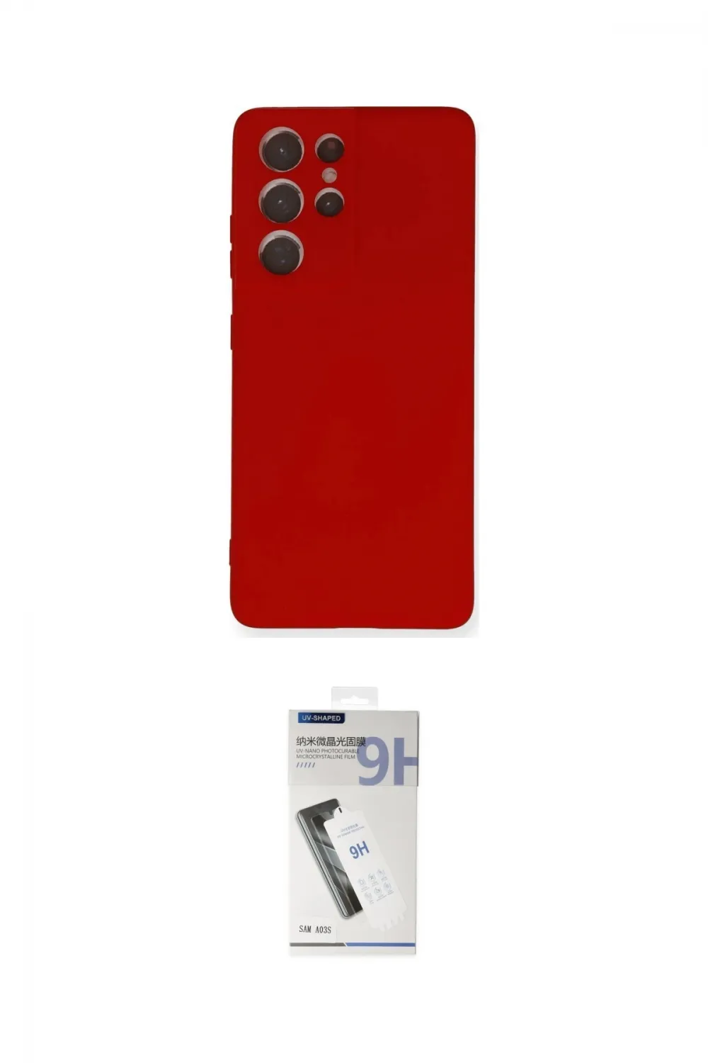 ieg™ Galaxy S21 Ultra Kılıf Ahenk Serisi - Şeffaf Uv Polymer Nano Ekran Koruyucu