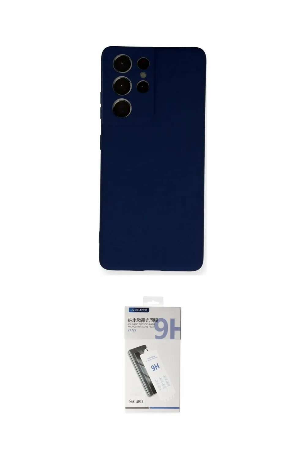 ieg™ Galaxy S21 Ultra Kılıf Ahenk Serisi - Şeffaf Uv Polymer Nano Ekran Koruyucu