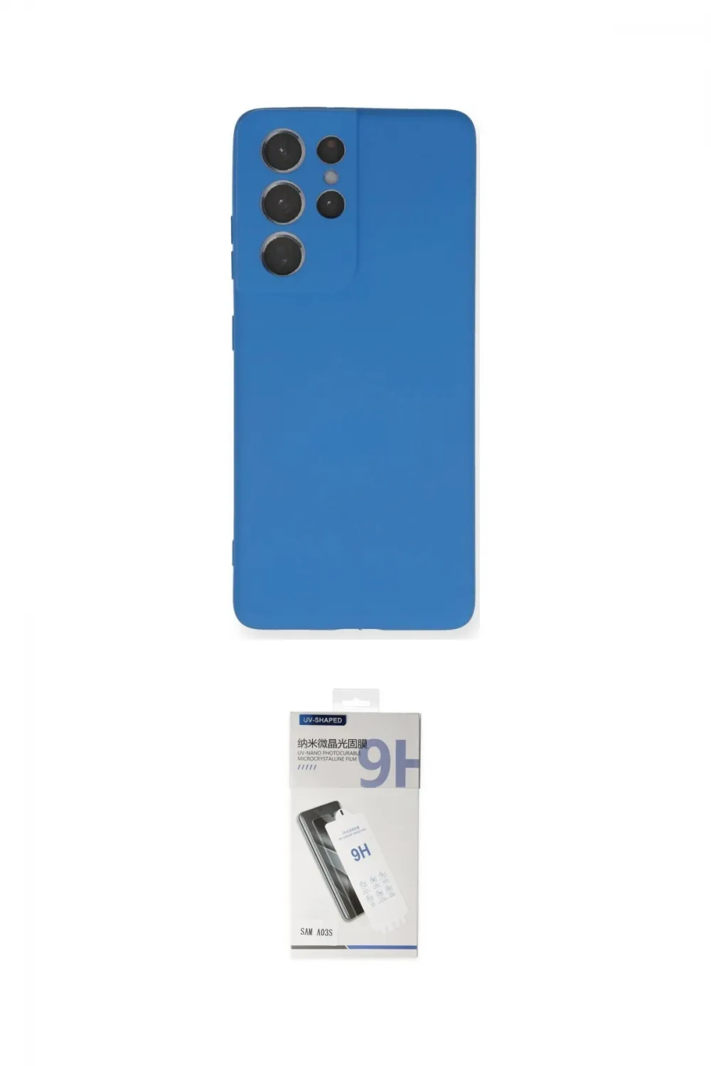 ieg™ Galaxy S21 Ultra Kılıf Ahenk Serisi - Şeffaf Uv Polymer Nano Ekran Koruyucu