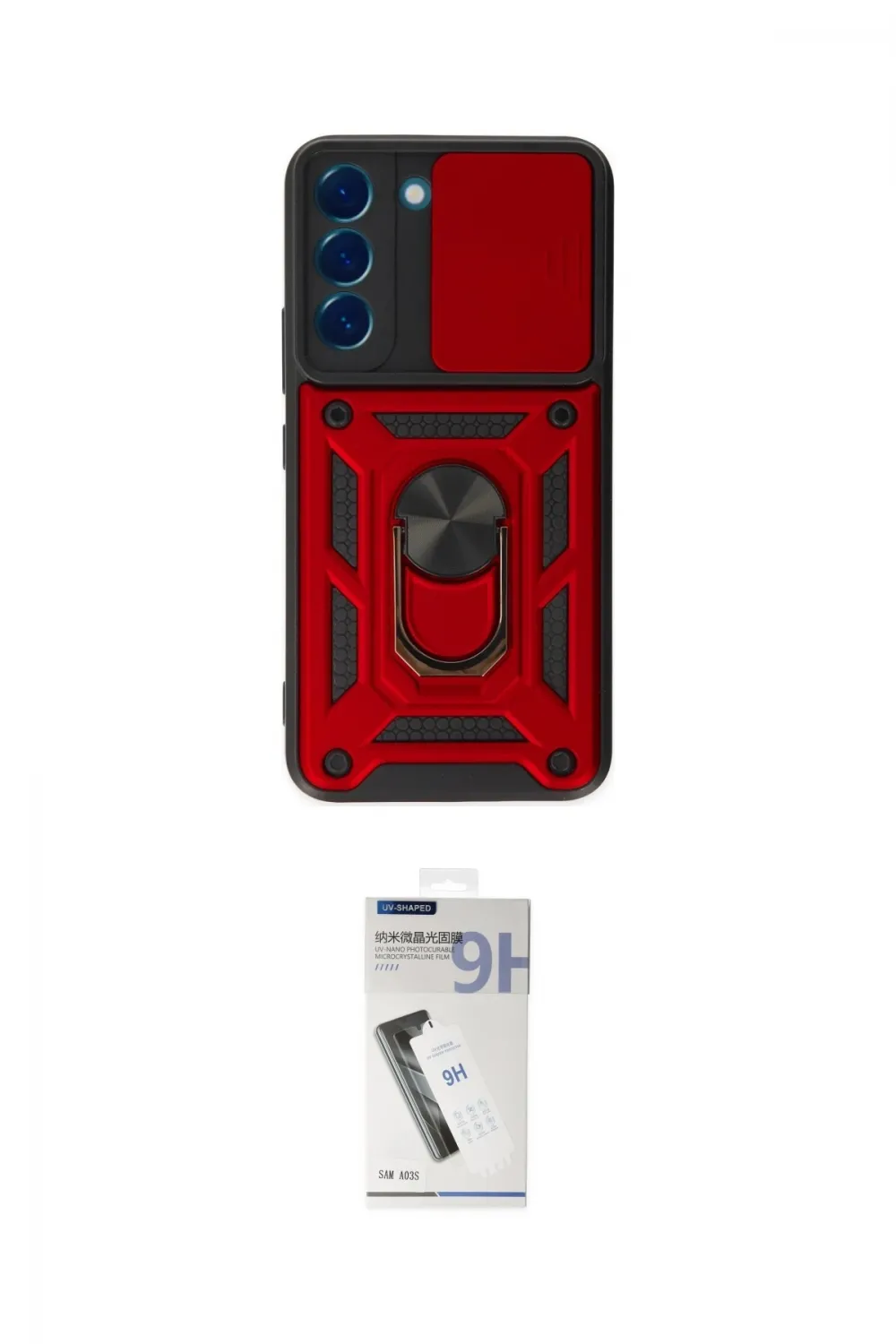 ieg™ Galaxy S22 Kılıf Ahenk Klasik - Şeffaf Uv Polymer Nano Ekran Koruyucu