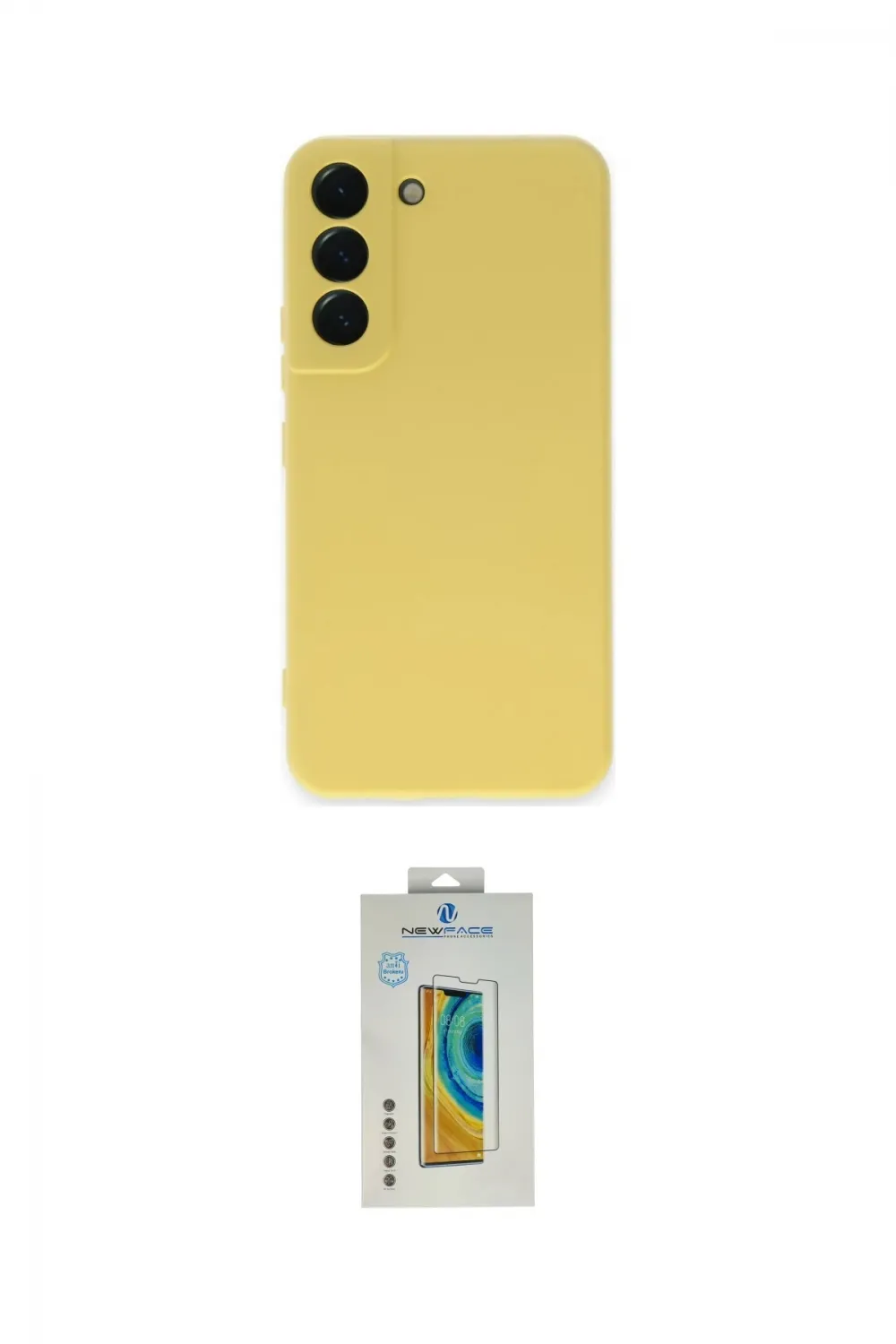 ieg™ Galaxy S22 Kılıf Ahenk Serisi - Şeffaf Polymer Nano Ekran Koruyucu