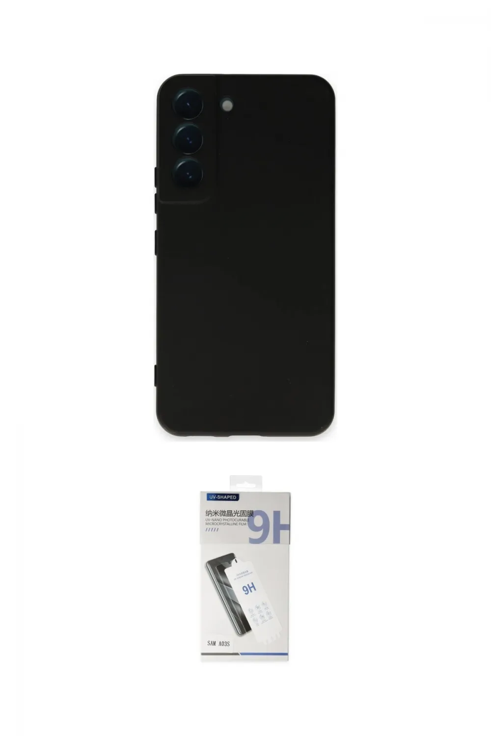 ieg™ Galaxy S22 Kılıf Ahenk Serisi - Şeffaf Uv Polymer Nano Ekran Koruyucu