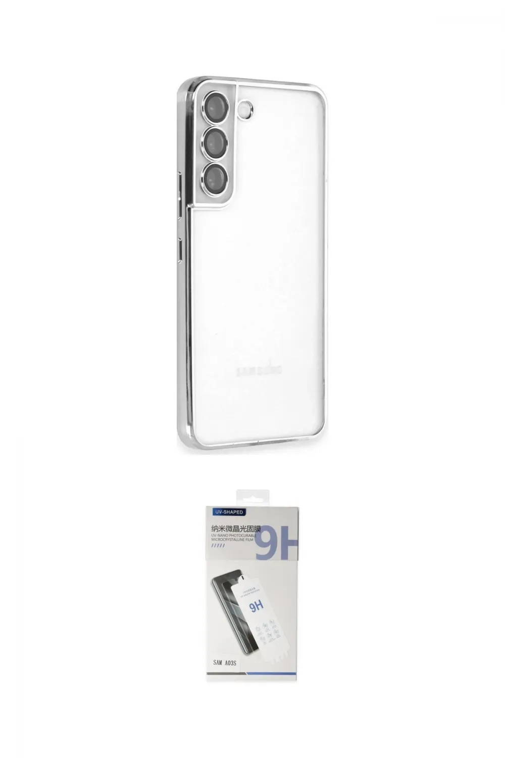 ieg™ Galaxy S22 Kılıf Vadi Minimal - Şeffaf Uv Polymer Nano Ekran Koruyucu