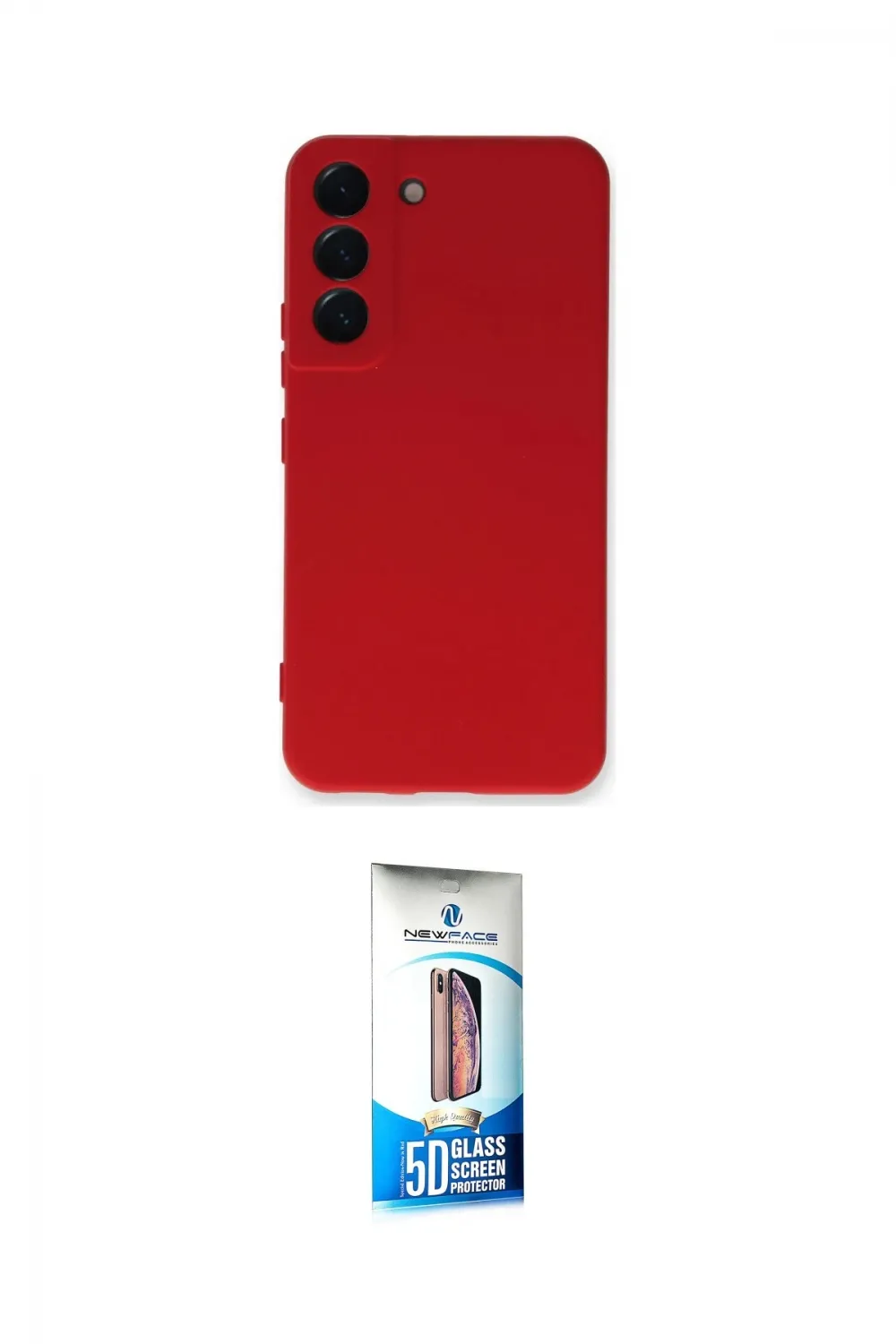 ieg™ Galaxy S22 Plus Kılıf Ahenk Serisi - Siyah 5D Eko Cam Ekran Koruyucu