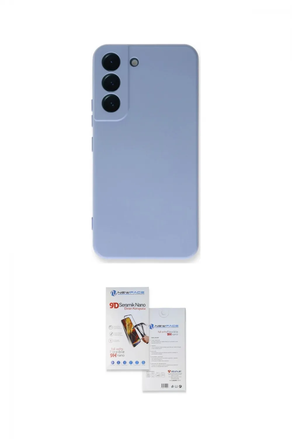 ieg™ Galaxy S22 Plus Kılıf Ahenk Serisi - Siyah Seramik Nano Ekran Koruyucu