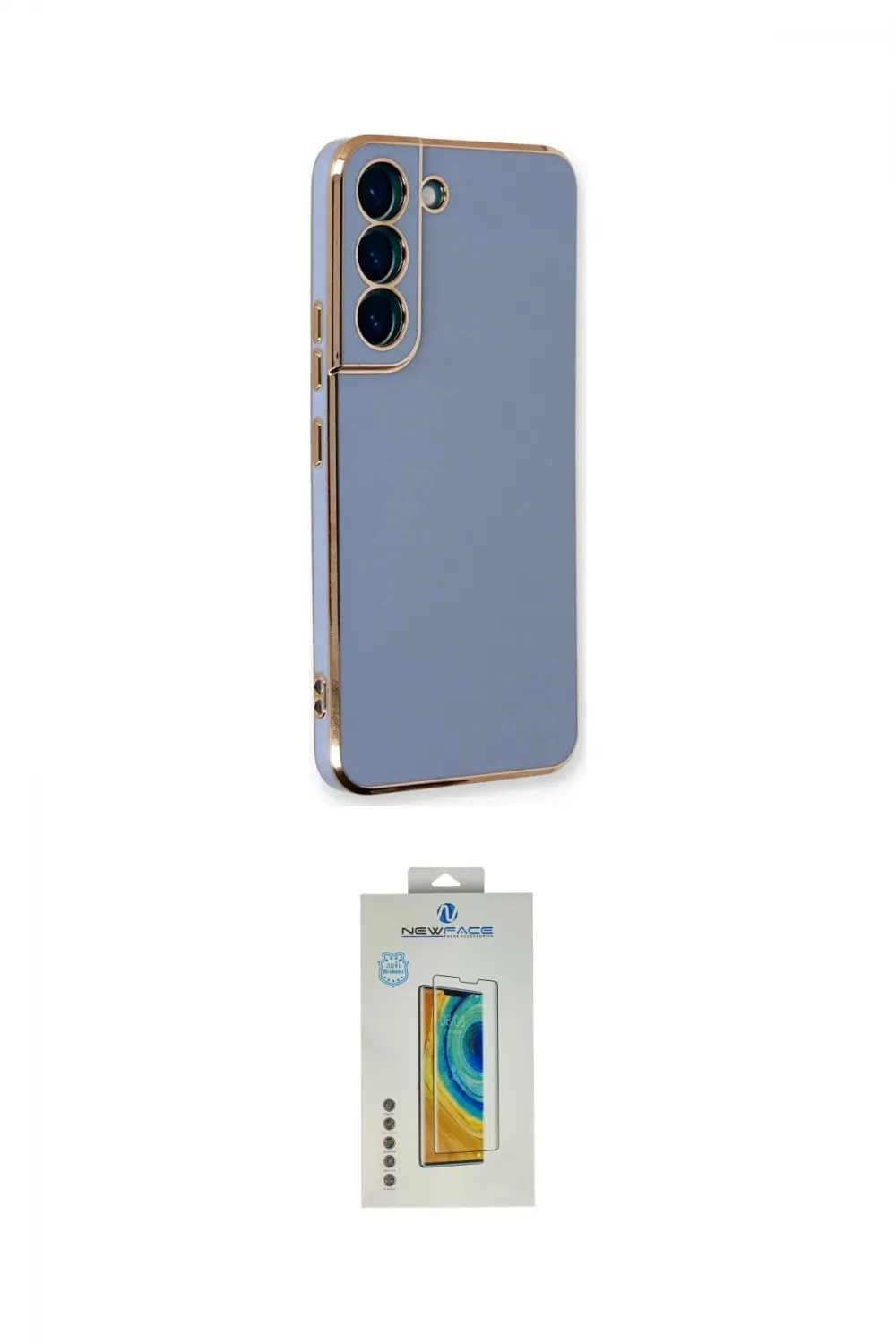 ieg™ Galaxy S22 Plus Kılıf Yankı Serisi - Şeffaf Polymer Nano Ekran Koruyucu