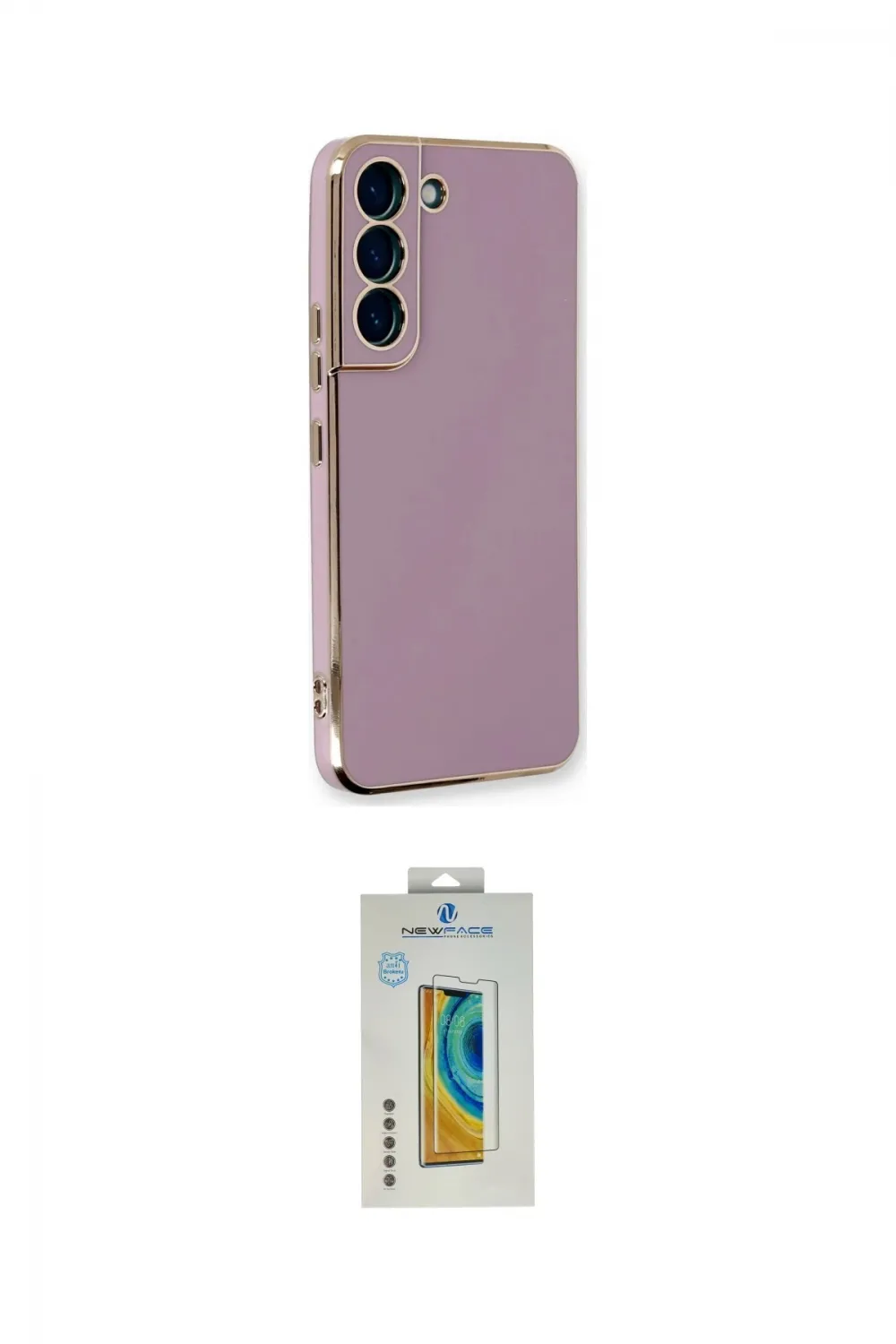 ieg™ Galaxy S22 Plus Kılıf Yankı Serisi - Şeffaf Polymer Nano Ekran Koruyucu