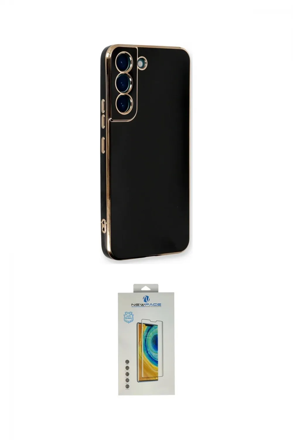ieg™ Galaxy S22 Plus Kılıf Yankı Serisi - Şeffaf Polymer Nano Ekran Koruyucu