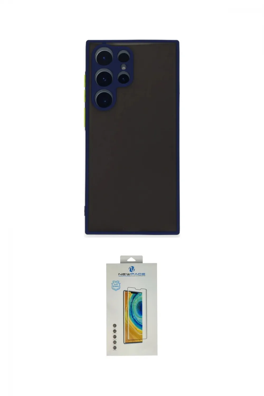 ieg™ Galaxy S22 Ultra Kılıf Ahenk Çizgi Serisi - Şeffaf Polymer Nano Ekran Koruyucu