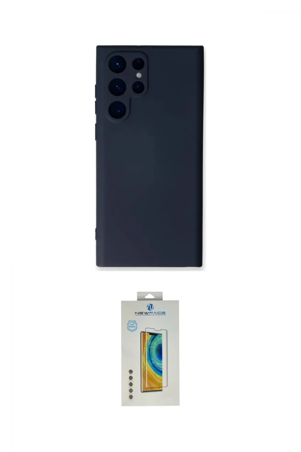 ieg™ Galaxy S22 Ultra Kılıf Ahenk Serisi - Şeffaf Polymer Nano Ekran Koruyucu
