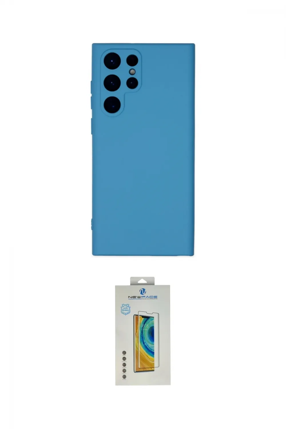 ieg™ Galaxy S22 Ultra Kılıf Ahenk Serisi - Şeffaf Polymer Nano Ekran Koruyucu