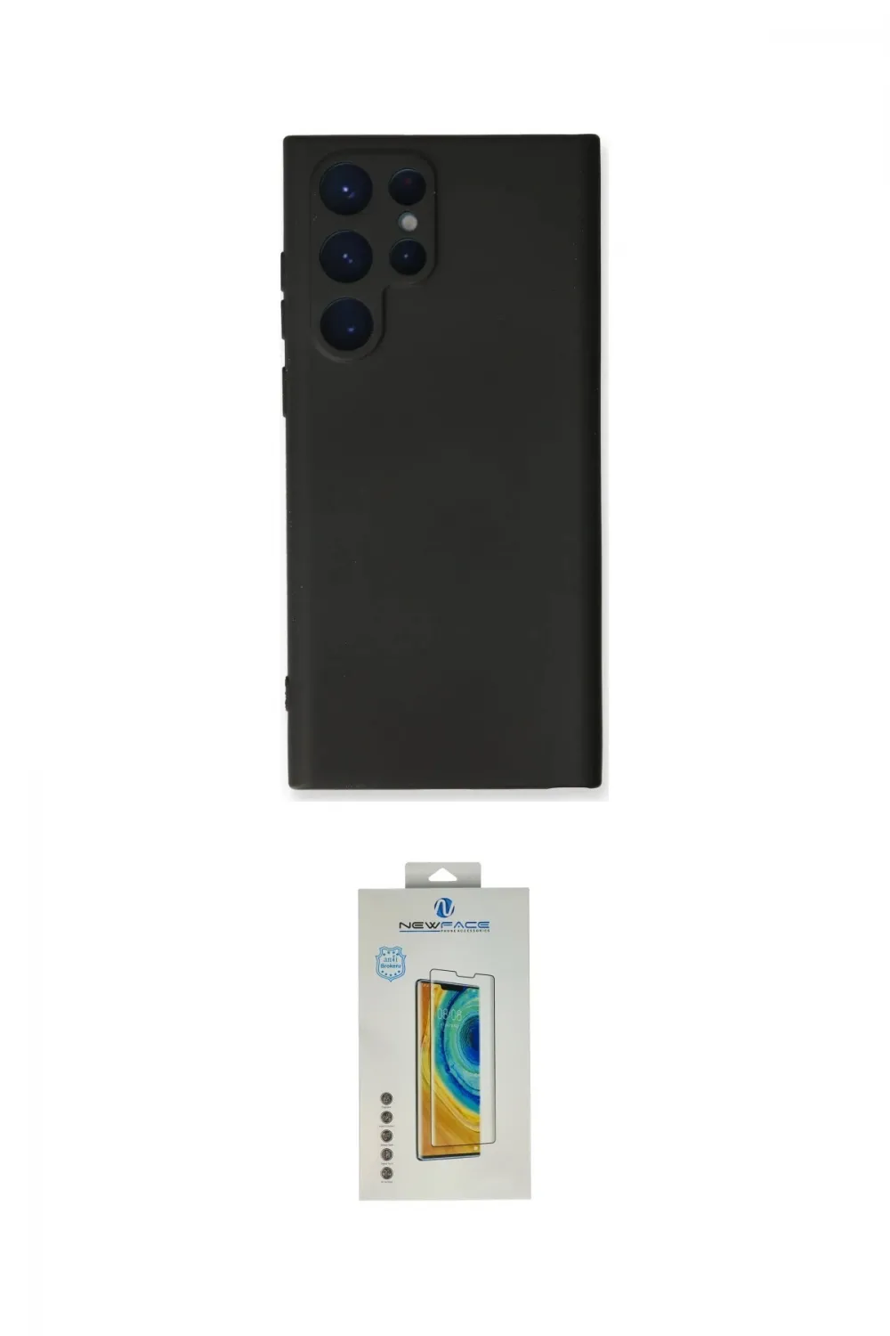 ieg™ Galaxy S22 Ultra Kılıf Ahenk Serisi - Şeffaf Polymer Nano Ekran Koruyucu