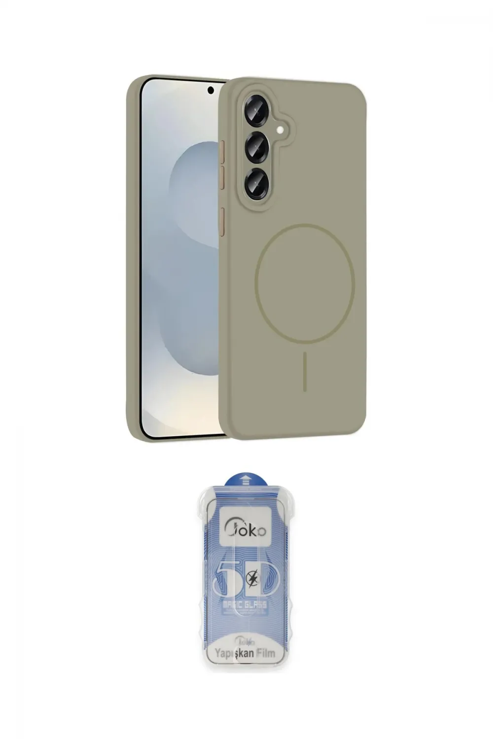 ieg™ Galaxy S23 FE Kılıf Yankı Form Serisi - Siyah Joko Magic 5D Cam