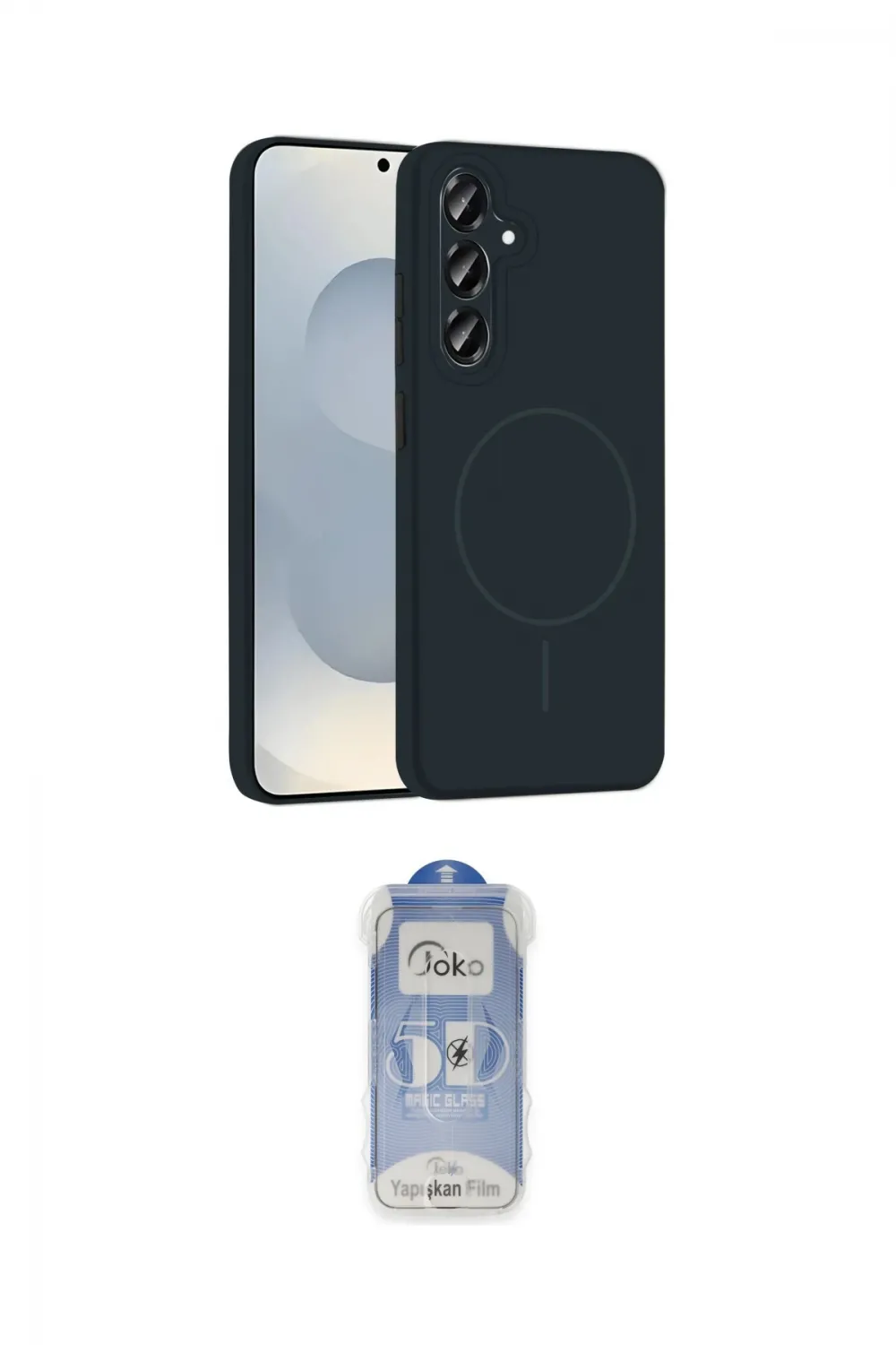ieg™ Galaxy S23 FE Kılıf Yankı Form Serisi - Siyah Joko Magic 5D Cam