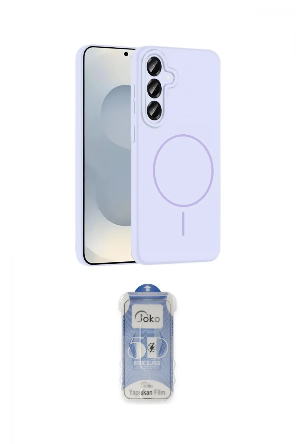 ieg™ Galaxy S23 FE Kılıf Yankı Form Serisi - Siyah Joko Magic 5D Cam