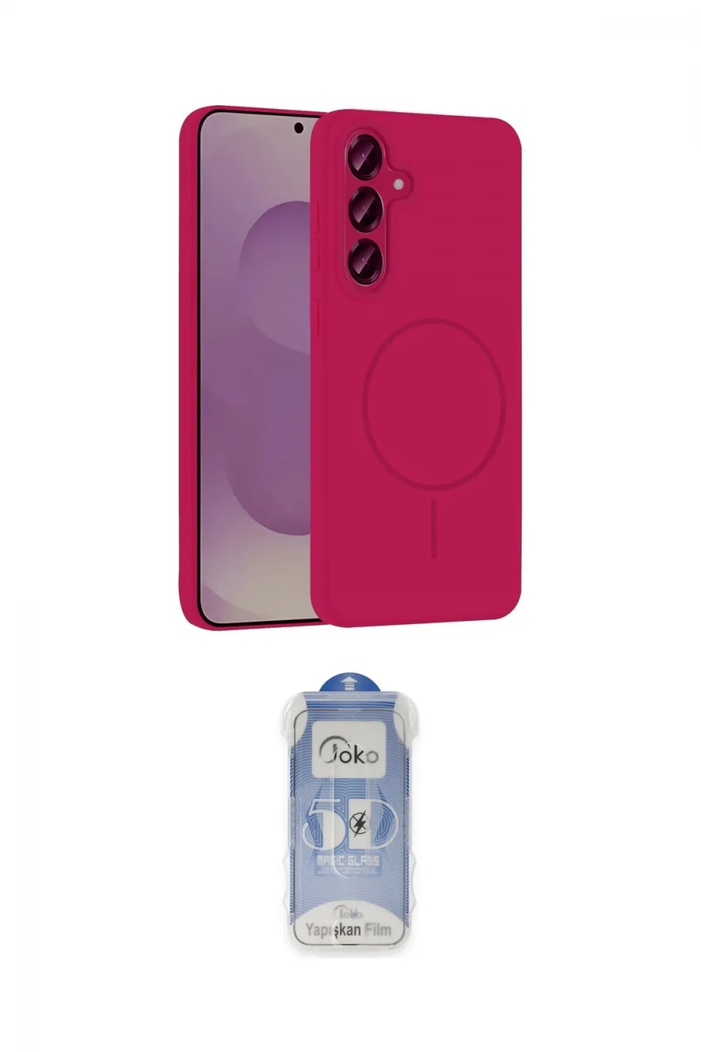 ieg™ Galaxy S23 FE Kılıf Yankı Form Serisi - Siyah Joko Magic 5D Cam