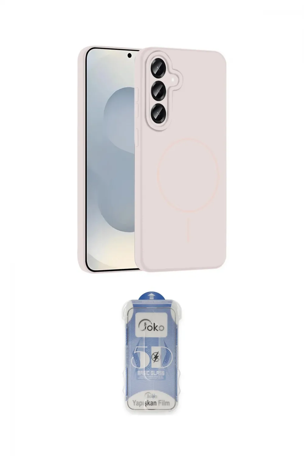 ieg™ Galaxy S23 FE Kılıf Yankı Form Serisi - Siyah Joko Magic 5D Cam