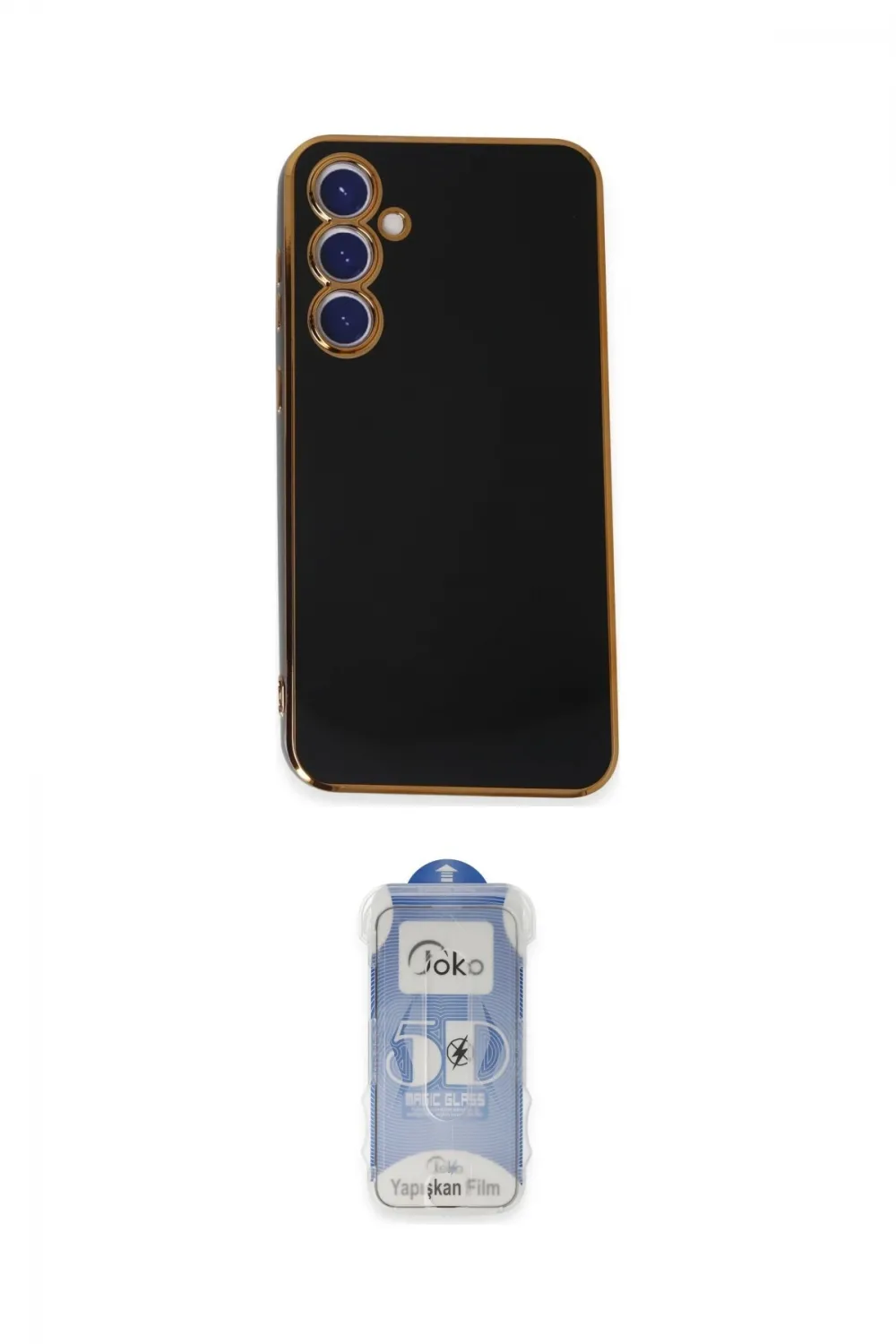 ieg™ Galaxy S23 FE Kılıf Yankı Serisi - Siyah Joko Magic 5D Cam