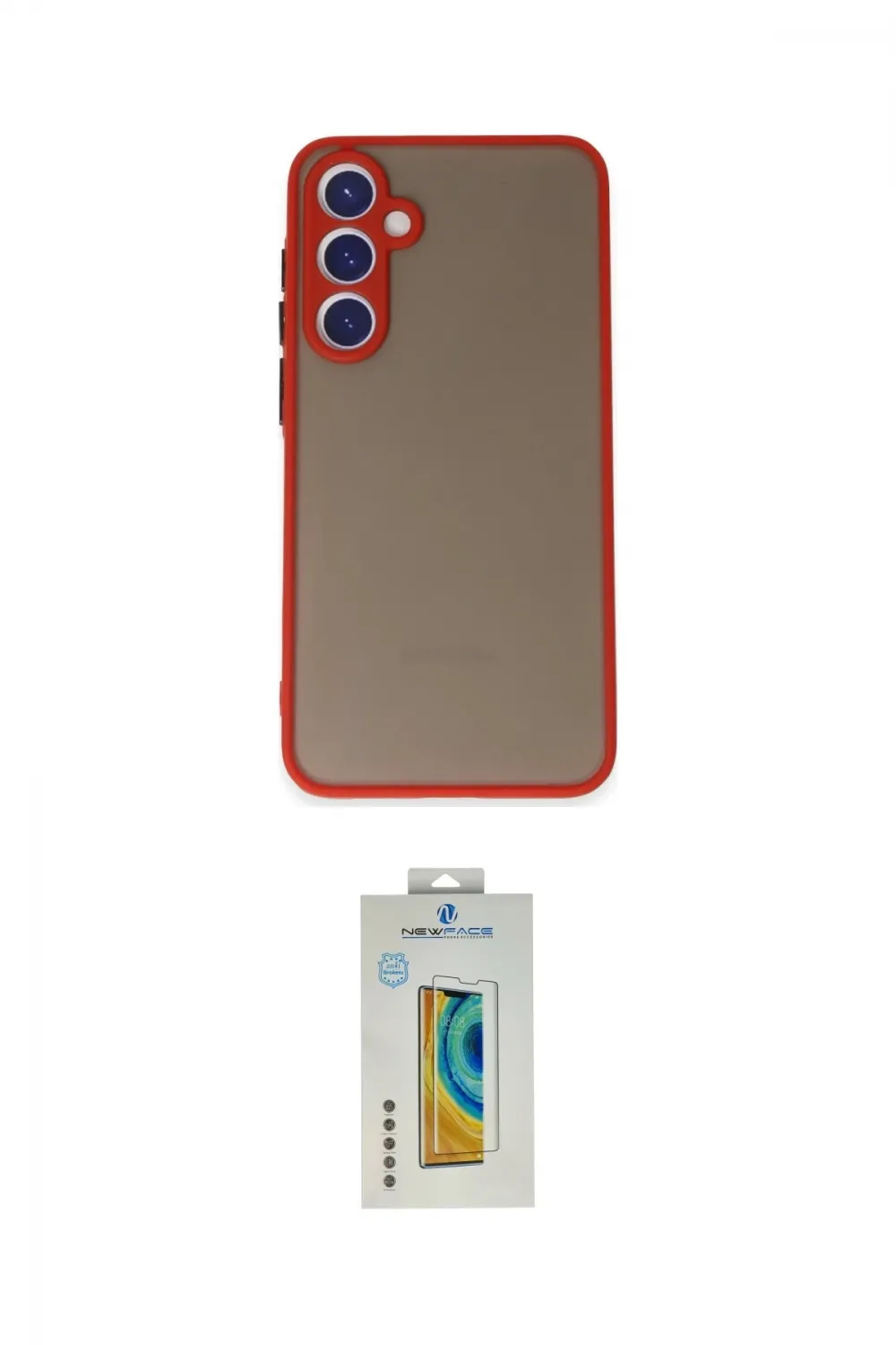 ieg™ Galaxy S23 Kılıf Ahenk Çizgi Serisi - Şeffaf Polymer Nano Ekran Koruyucu