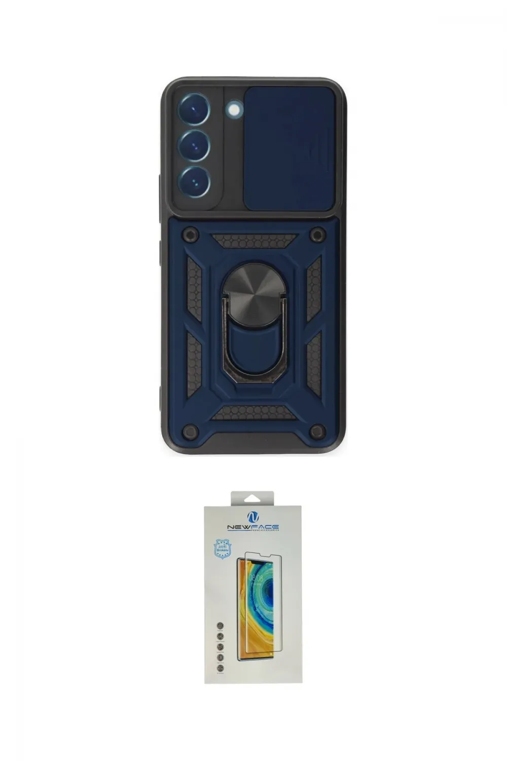 ieg™ Galaxy S23 Kılıf Ahenk Klasik - Şeffaf Polymer Nano Ekran Koruyucu