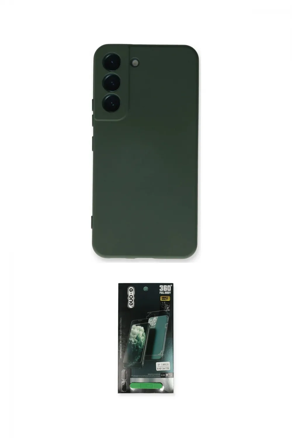 ieg™ Galaxy S23 Kılıf Ahenk Serisi - Siyah 360 Mat Full Body Arka Koruyucu