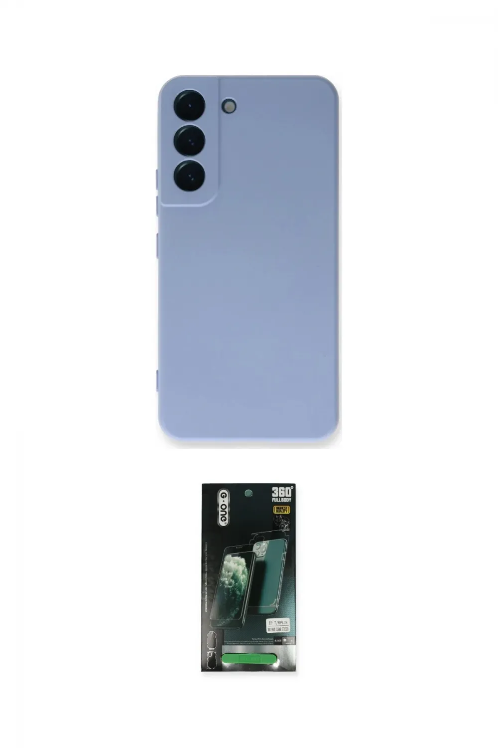 ieg™ Galaxy S23 Kılıf Ahenk Serisi - Siyah 360 Mat Full Body Arka Koruyucu
