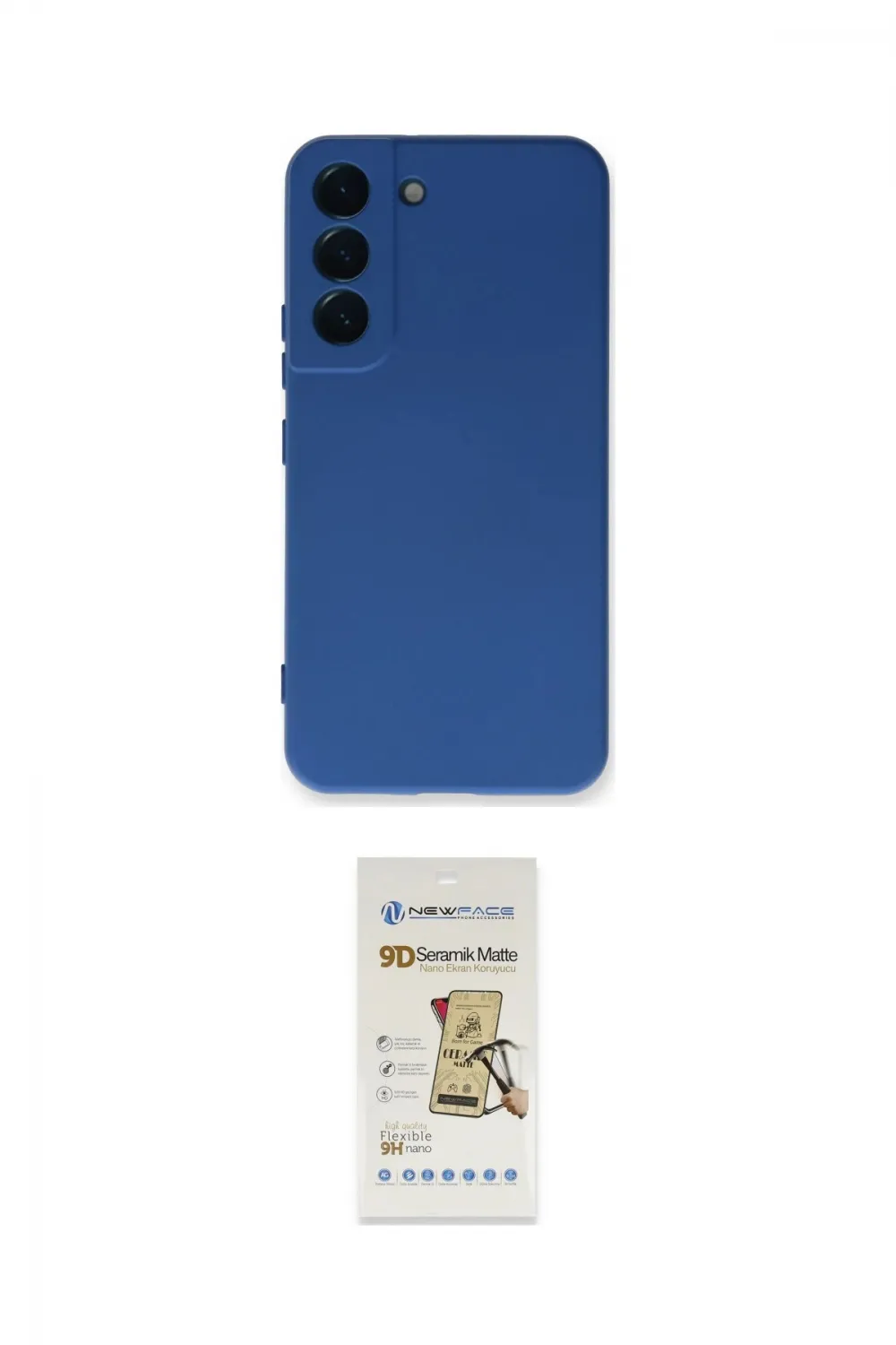 ieg™ Galaxy S23 Kılıf Ahenk Serisi - Siyah Mat Seramik Nano Ekran Koruyucu