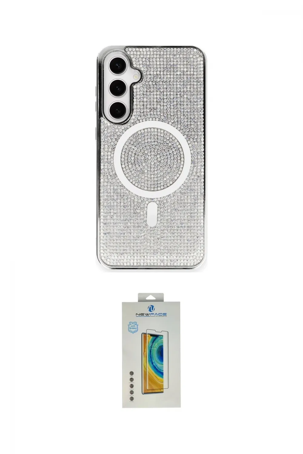 ieg™ Galaxy S23 Kılıf Eksen Çizgi - Şeffaf Polymer Nano Ekran Koruyucu