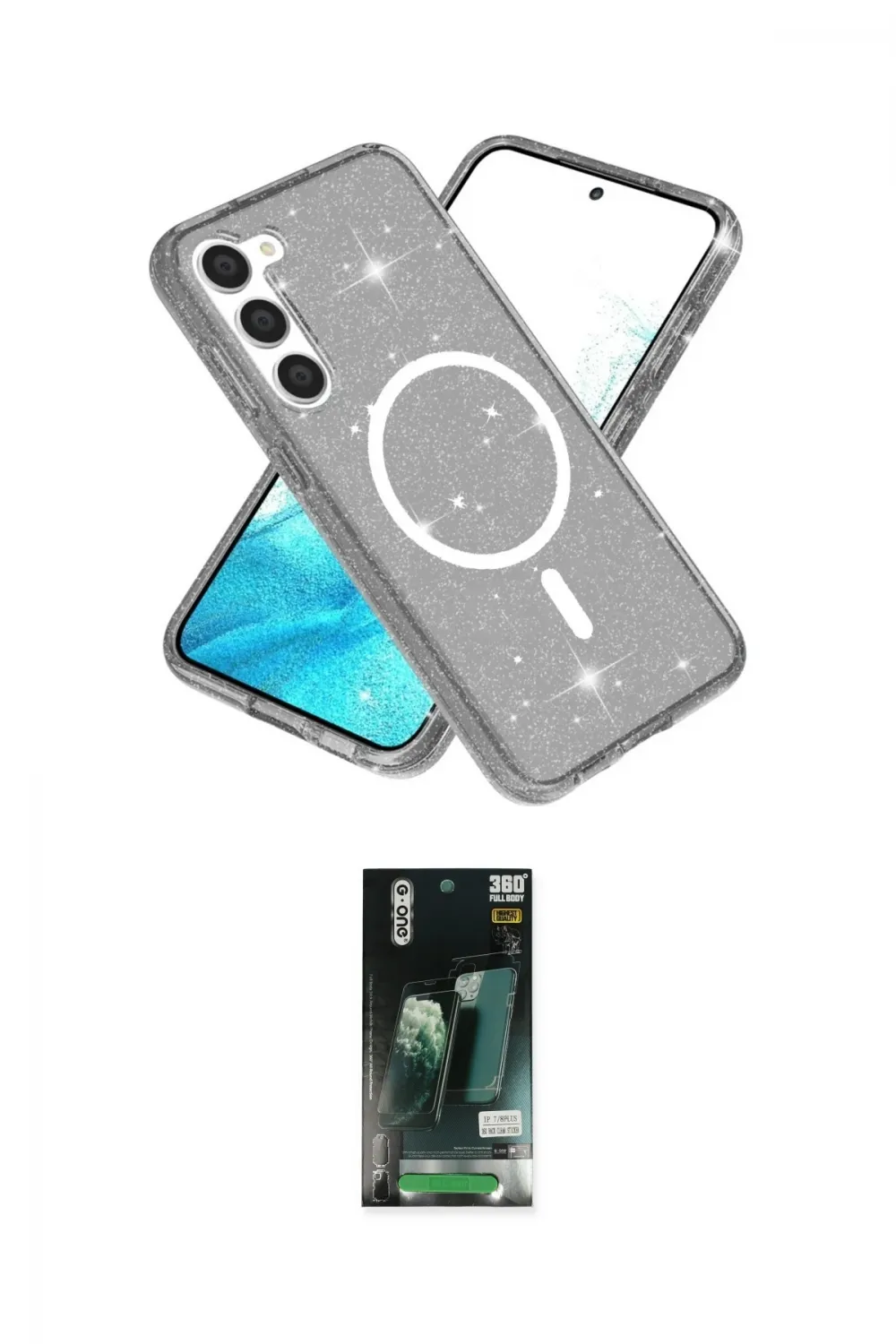ieg™ Galaxy S23 Kılıf Nova Asil Prime - Siyah 360 Mat Full Body Arka Koruyucu