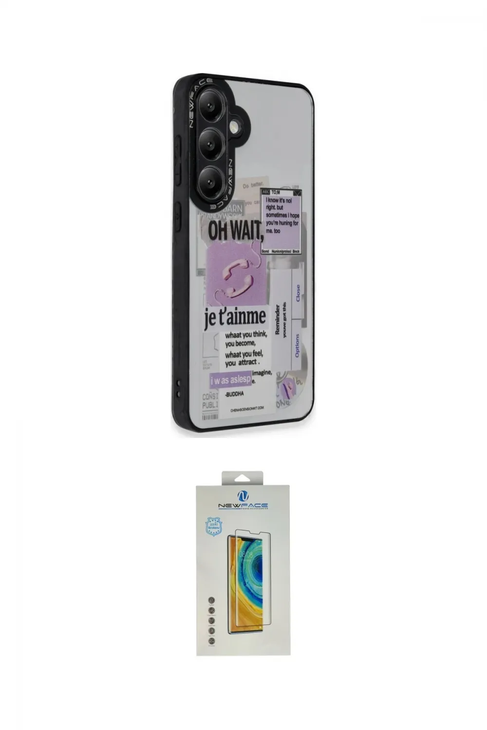ieg™ Galaxy S23 Kılıf Odak Klasik Serisi - Şeffaf Polymer Nano Ekran Koruyucu