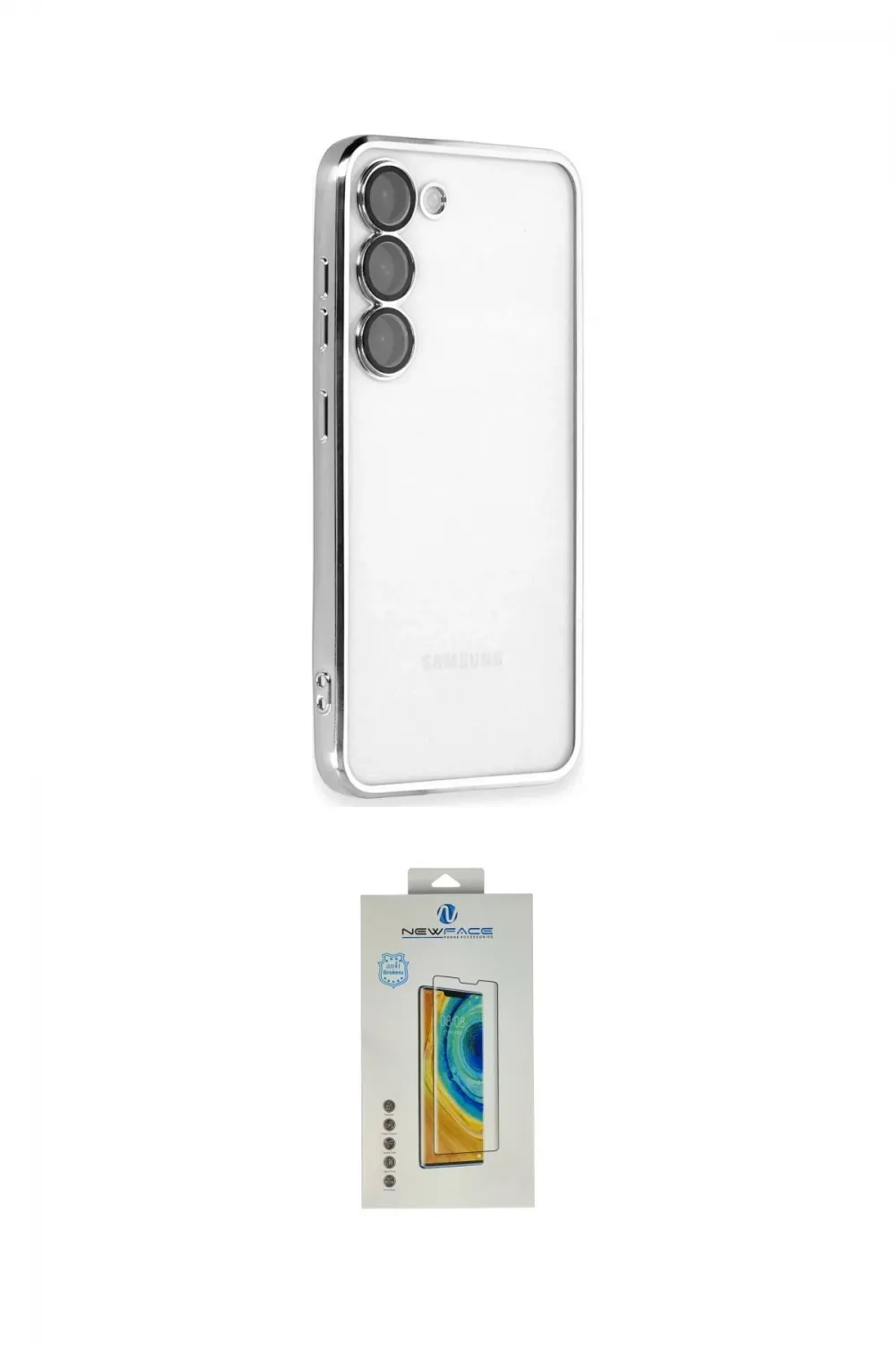 ieg™ Galaxy S23 Kılıf Vadi Minimal - Şeffaf Polymer Nano Ekran Koruyucu