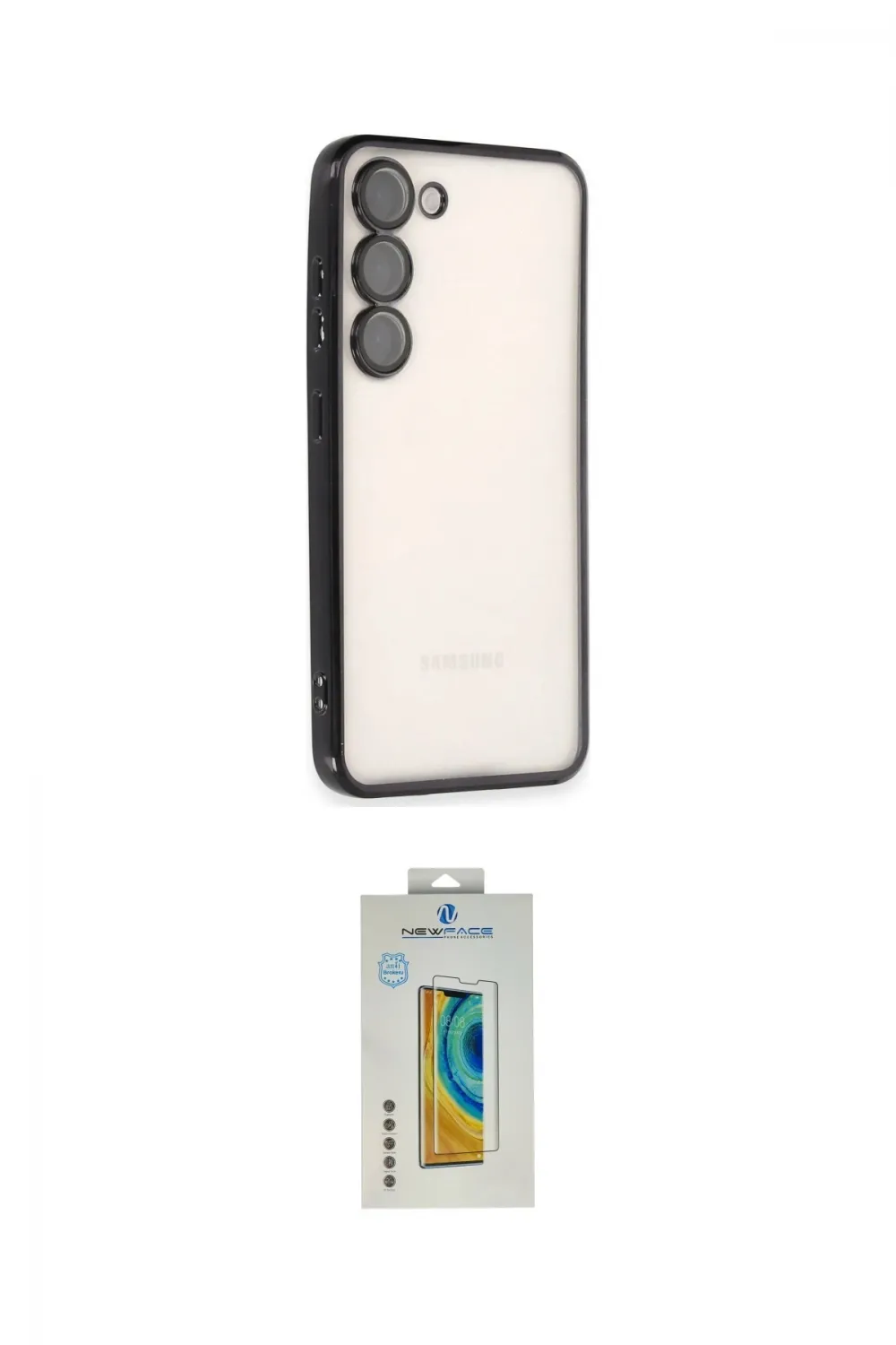 ieg™ Galaxy S23 Kılıf Vadi Minimal - Şeffaf Polymer Nano Ekran Koruyucu