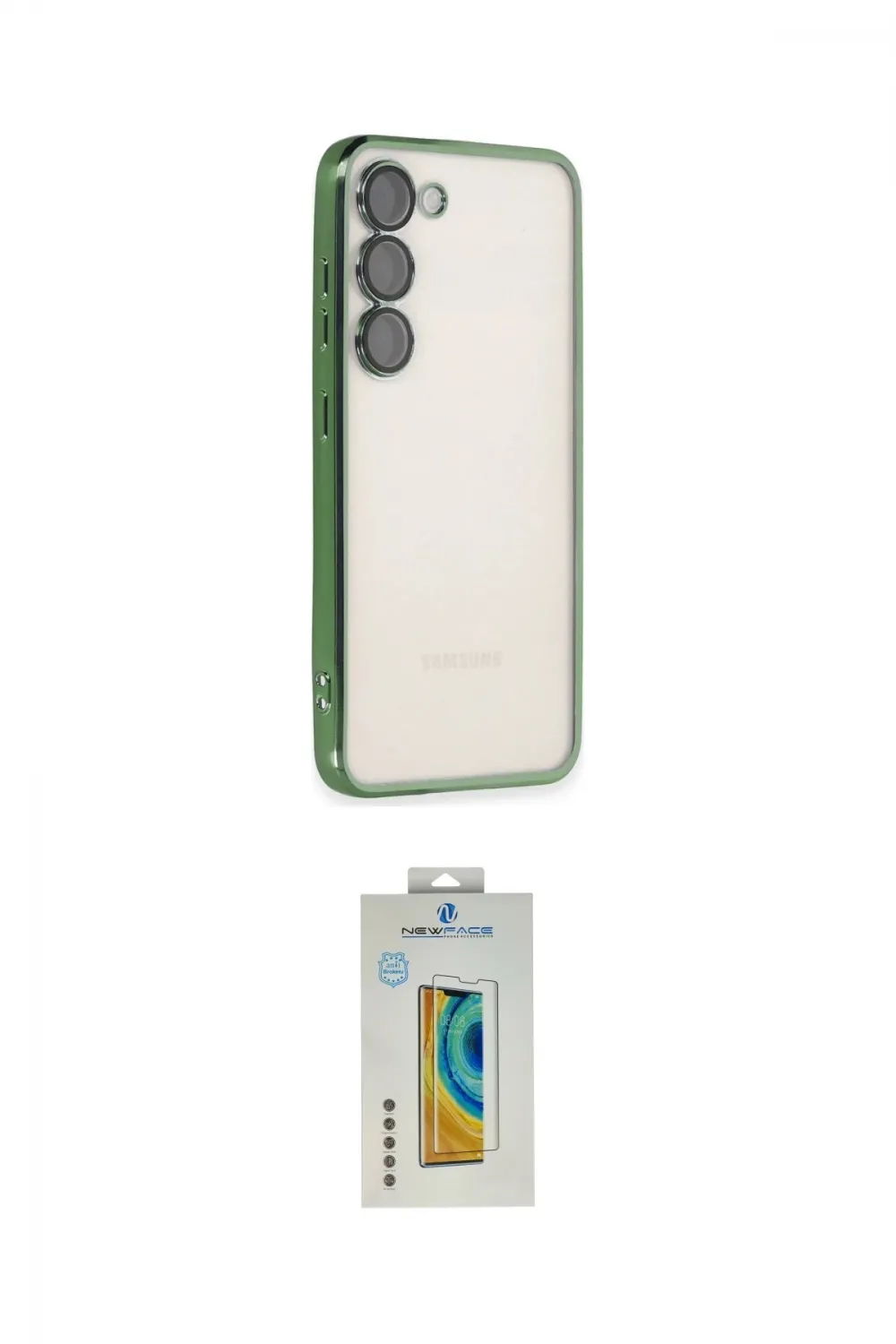 ieg™ Galaxy S23 Kılıf Vadi Minimal - Şeffaf Polymer Nano Ekran Koruyucu