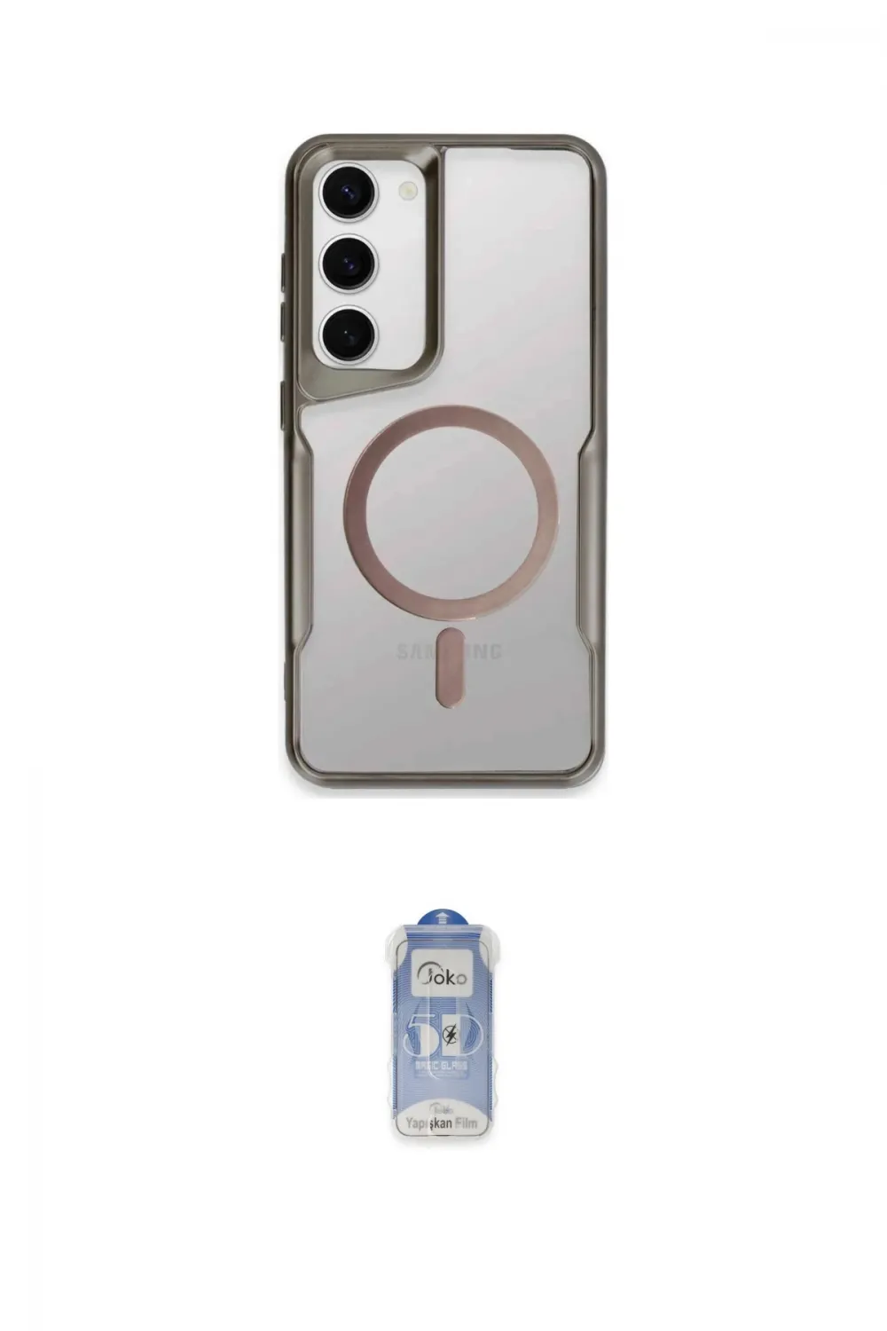 ieg™ Galaxy S23 Kılıf Yadigar Klasik Özel Seri - Siyah Joko Magic 5D Cam