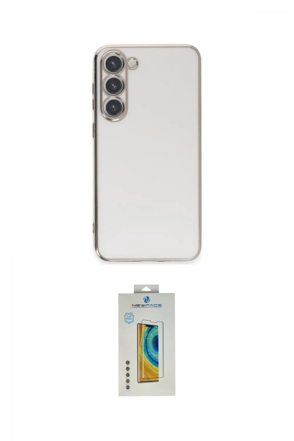 ieg™ Galaxy S23 Kılıf Yankı Serisi - Şeffaf Polymer Nano Ekran Koruyucu