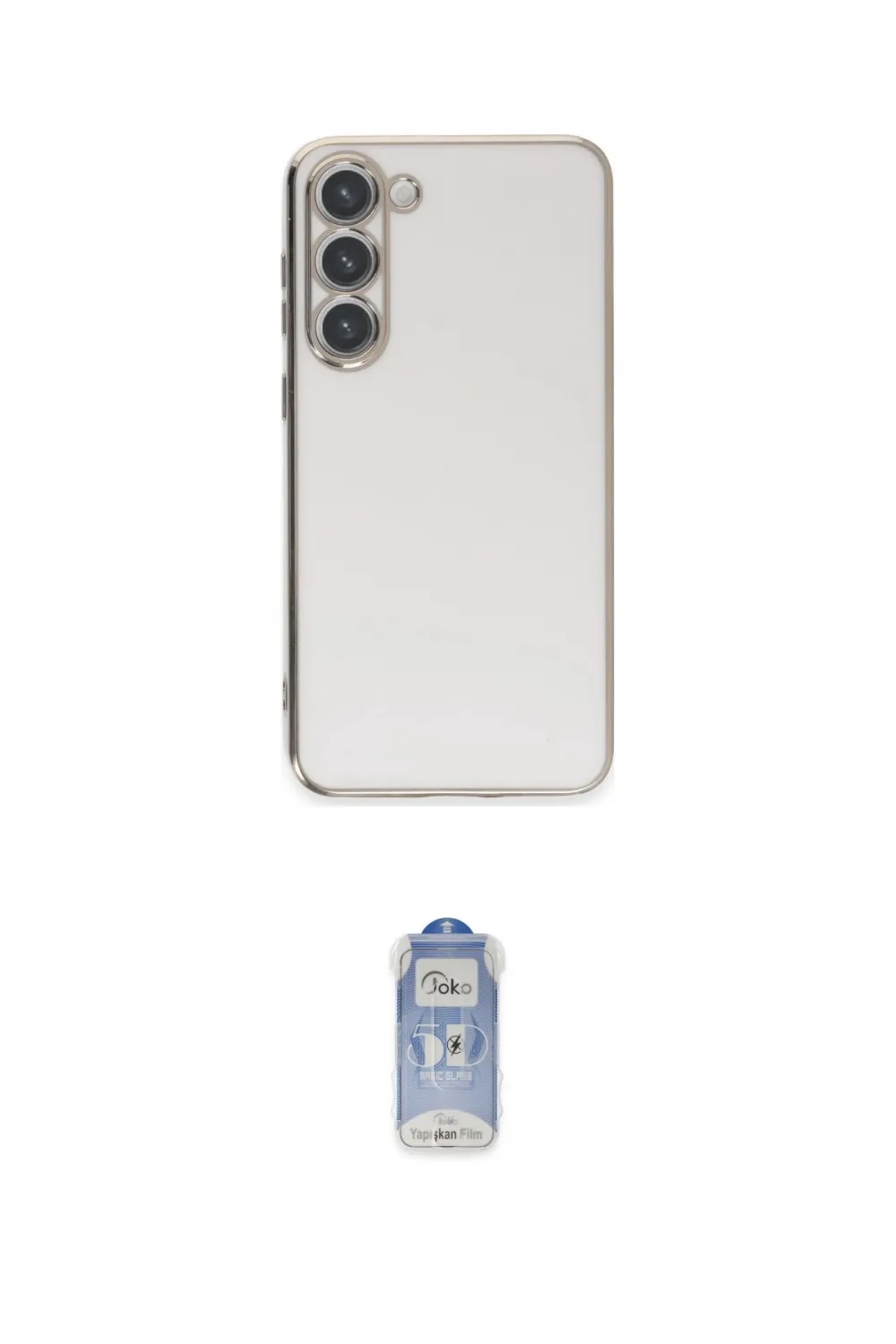 ieg™ Galaxy S23 Kılıf Yankı Serisi - Siyah Joko Magic 5D Cam