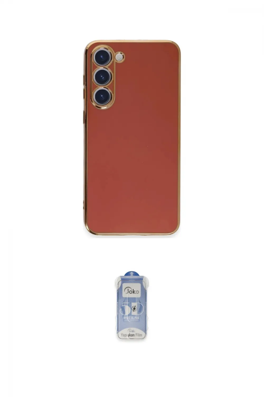 ieg™ Galaxy S23 Kılıf Yankı Serisi - Siyah Joko Magic 5D Cam