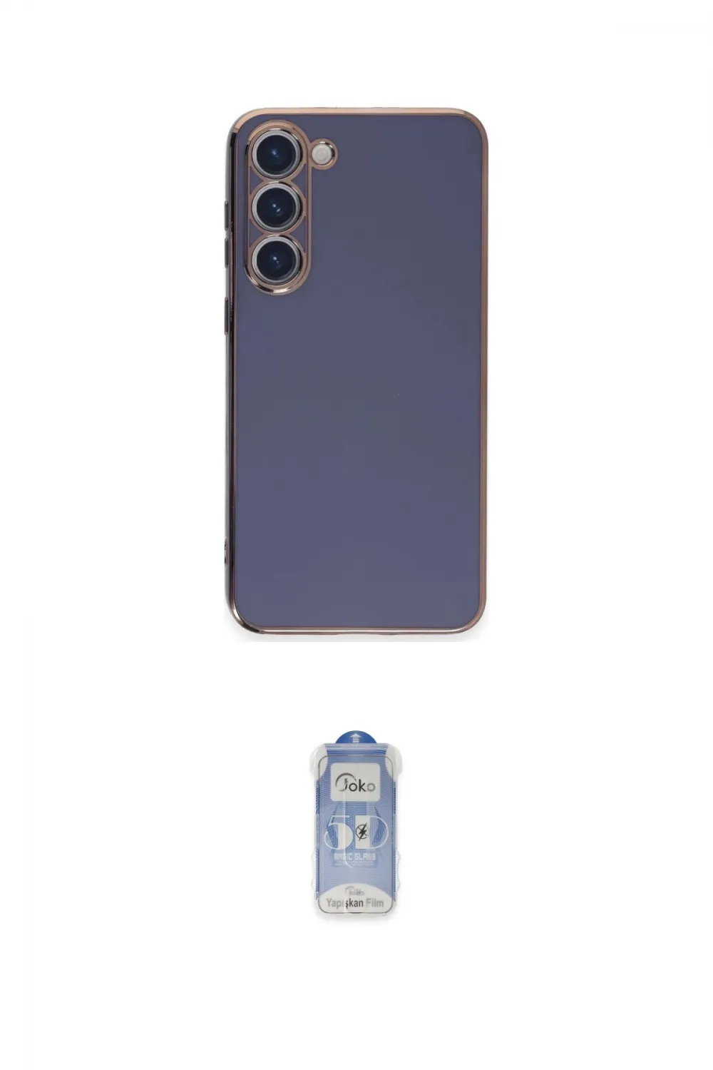 ieg™ Galaxy S23 Kılıf Yankı Serisi - Siyah Joko Magic 5D Cam