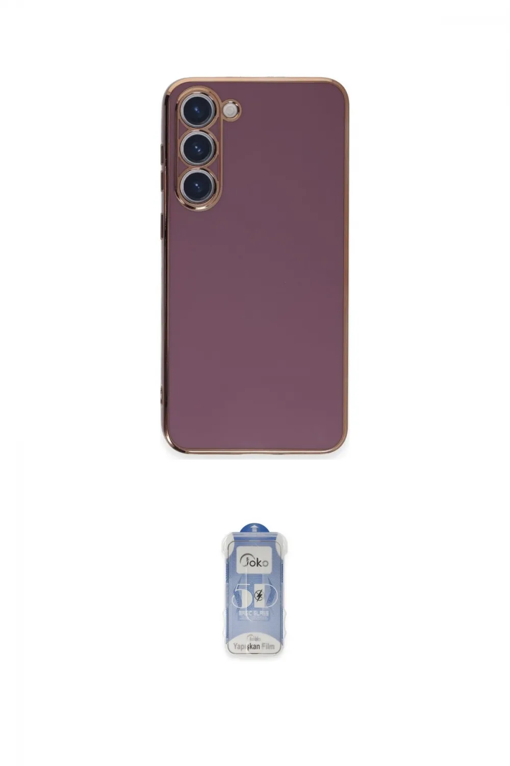 ieg™ Galaxy S23 Kılıf Yankı Serisi - Siyah Joko Magic 5D Cam