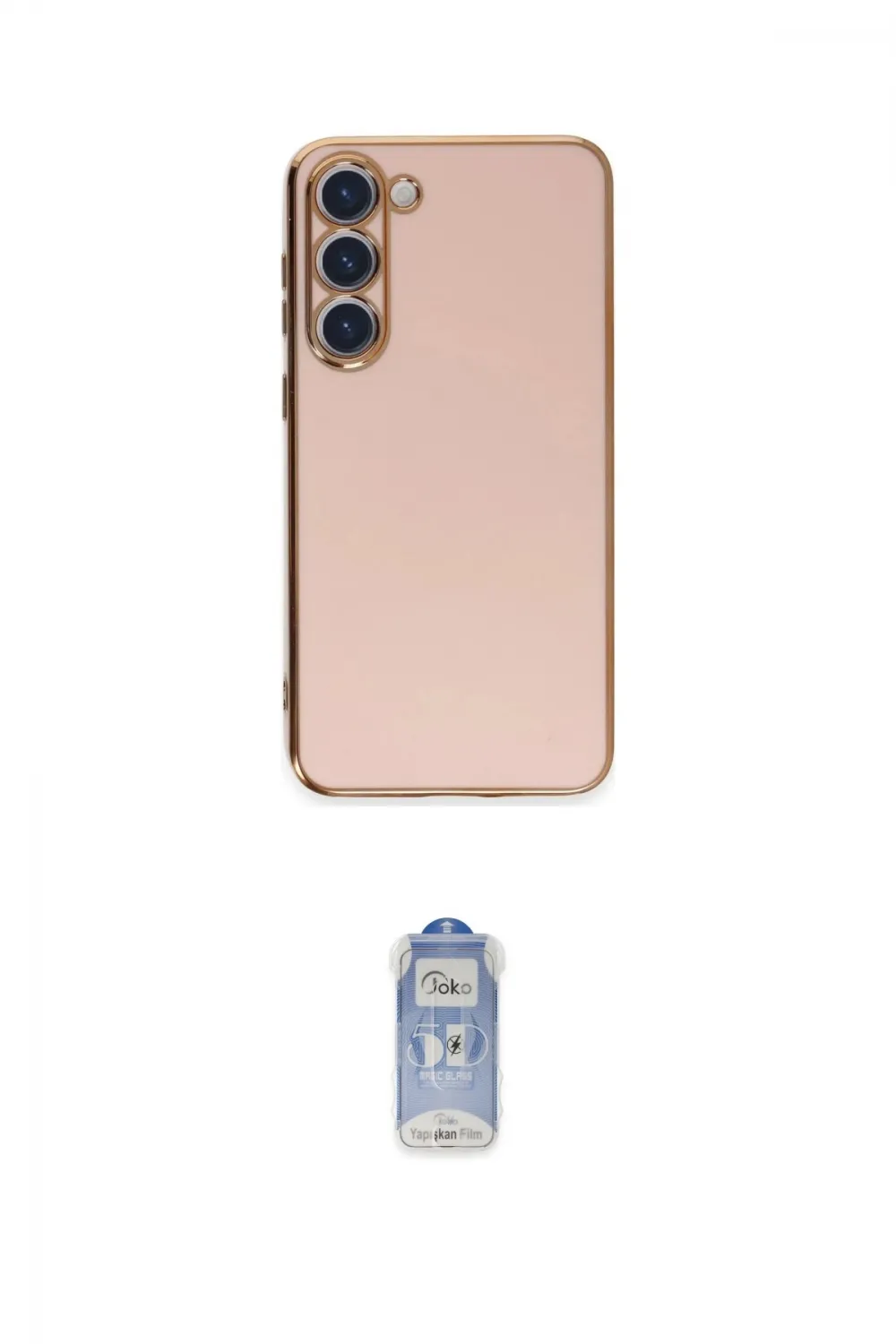 ieg™ Galaxy S23 Kılıf Yankı Serisi - Siyah Joko Magic 5D Cam