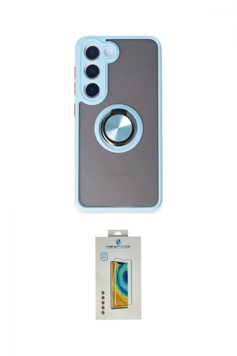 ieg™ Galaxy S23 Kılıf Yörünge Çizgi - Şeffaf Polymer Nano Ekran Koruyucu