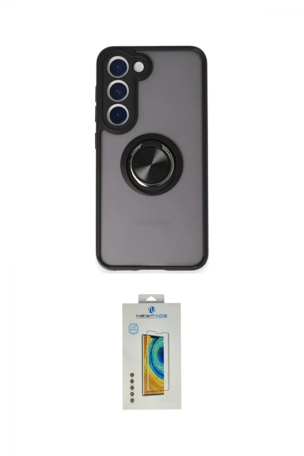 ieg™ Galaxy S23 Kılıf Yörünge Çizgi - Şeffaf Polymer Nano Ekran Koruyucu