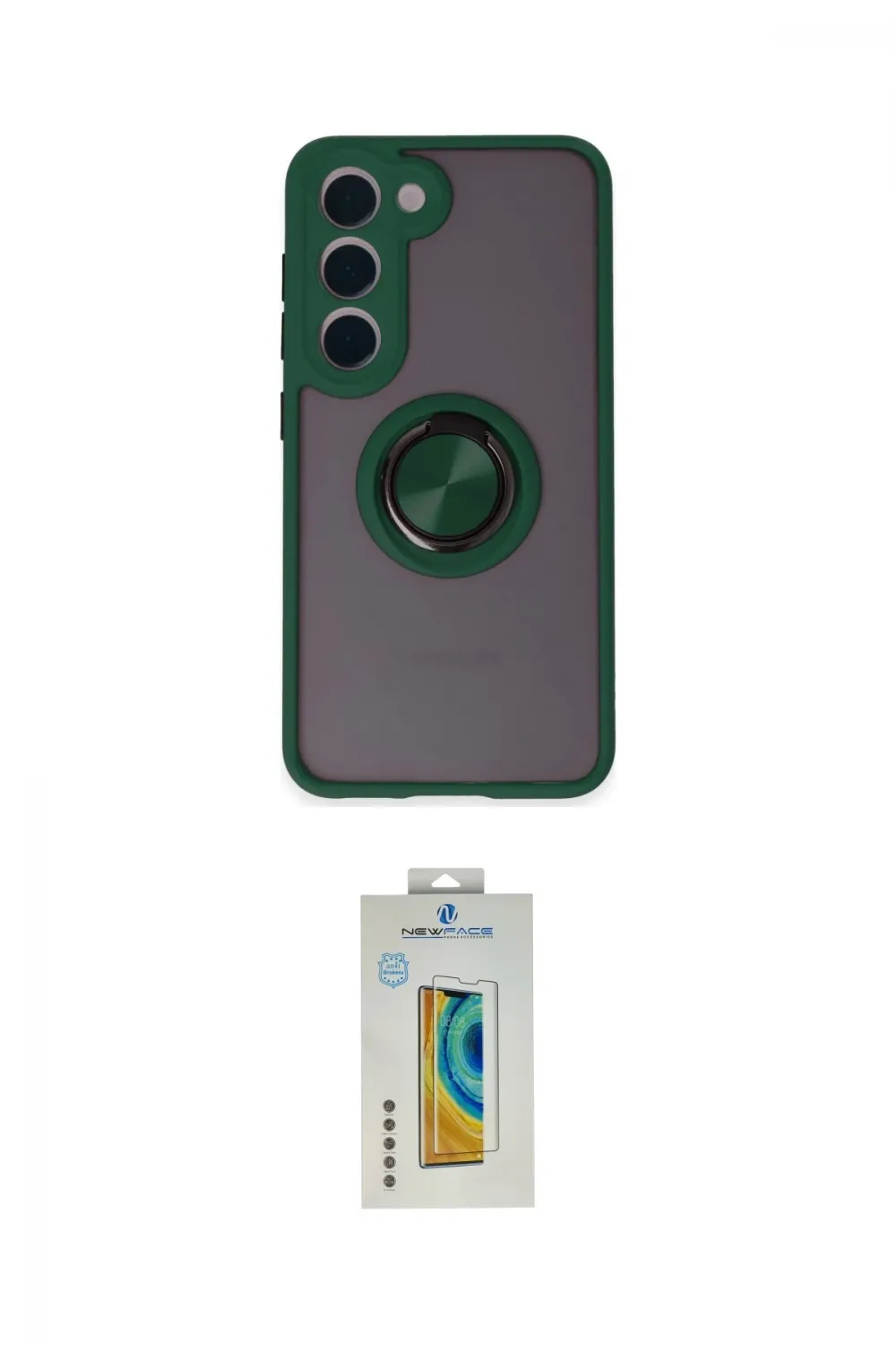 ieg™ Galaxy S23 Kılıf Yörünge Çizgi - Şeffaf Polymer Nano Ekran Koruyucu