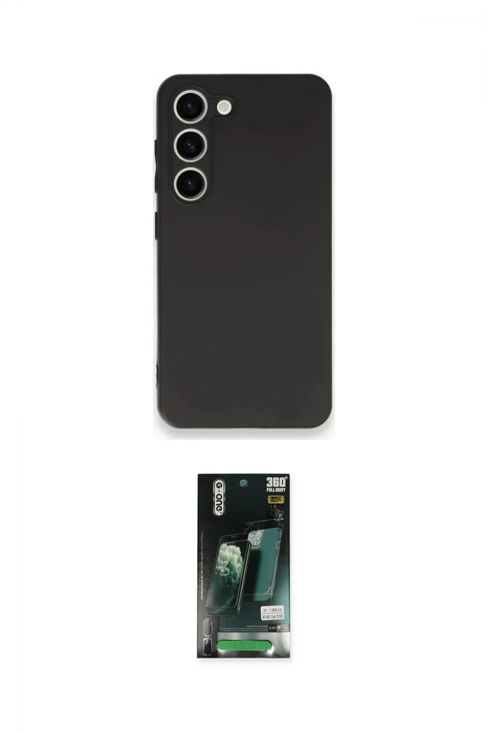 ieg™ Galaxy S23 Plus Kılıf Kozmos Yansıma Özel Seri - Şeffaf 360 Full Body Arka Koruyucu