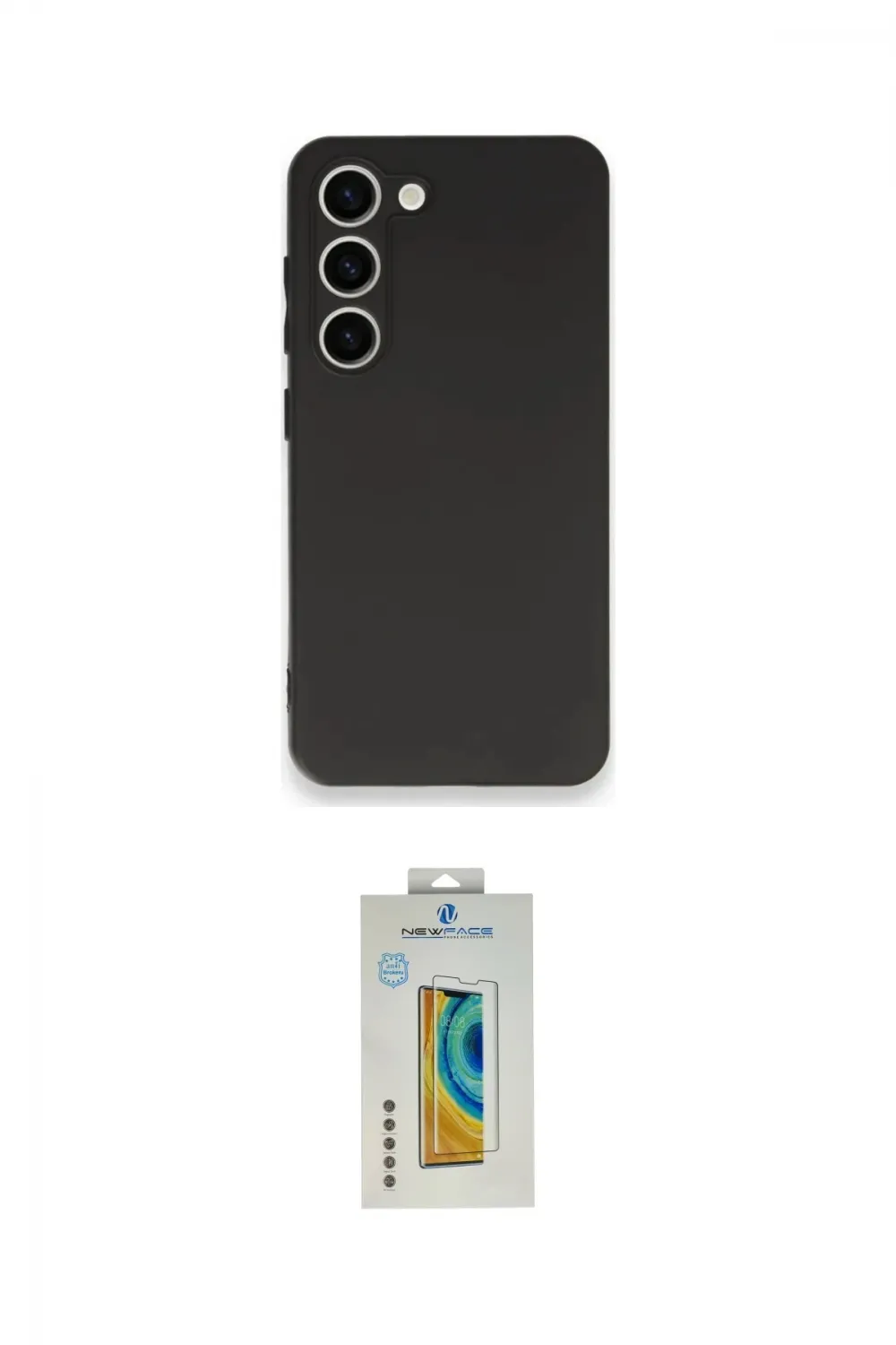 ieg™ Galaxy S23 Plus Kılıf Kozmos Yansıma Özel Seri - Şeffaf Polymer Nano Ekran Koruyucu