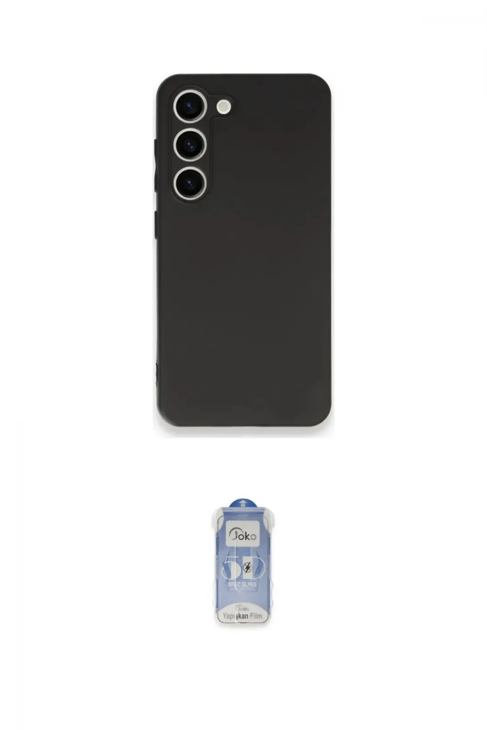ieg™ Galaxy S23 Plus Kılıf Kozmos Yansıma Özel Seri - Siyah Joko Magic 5D Cam