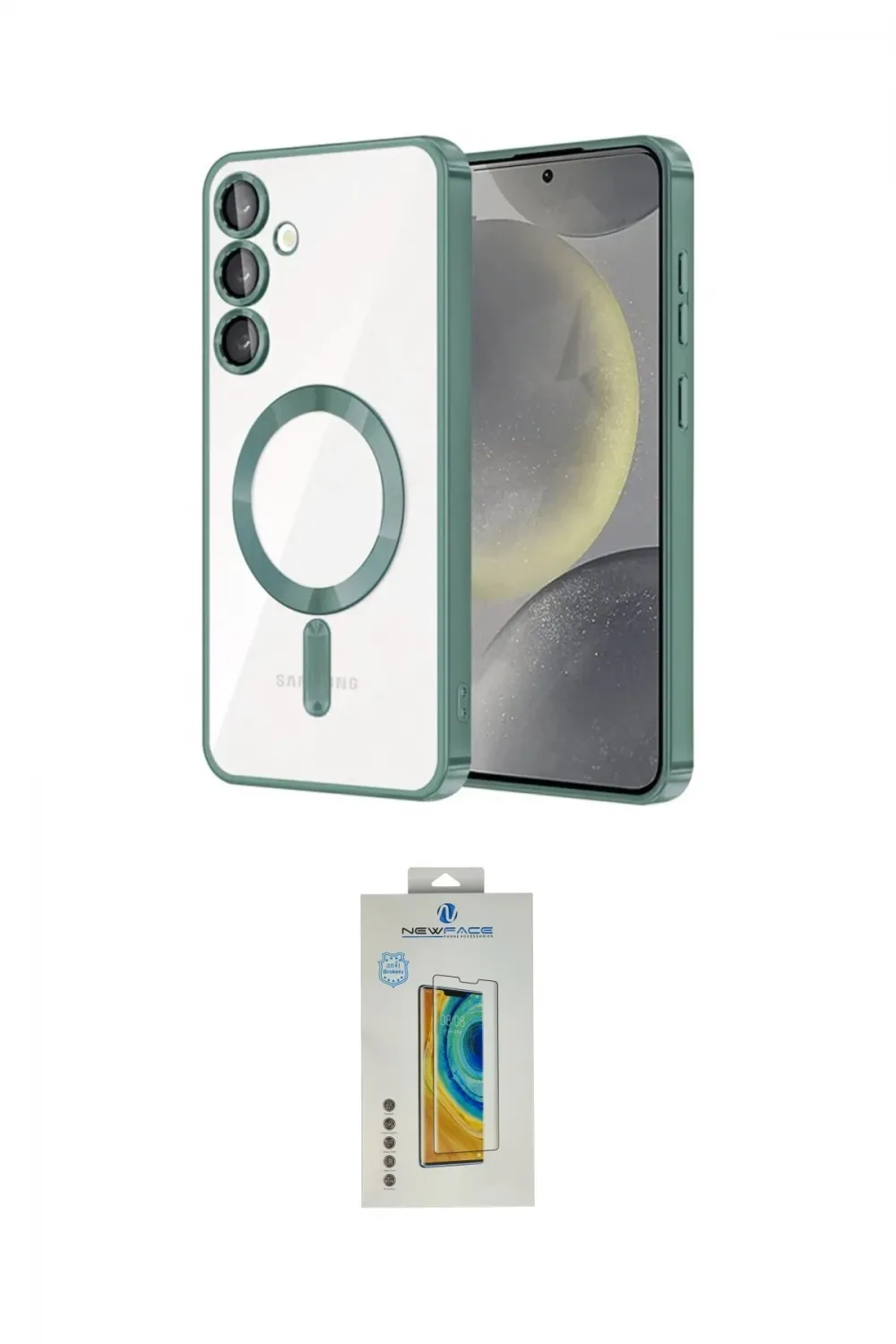 ieg™ Galaxy S23 Plus Kılıf Nova Işık Özel Seri - Şeffaf Polymer Nano Ekran Koruyucu