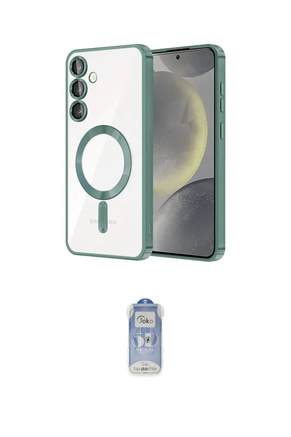 ieg™ Galaxy S23 Plus Kılıf Nova Işık Özel Seri - Siyah Joko Magic 5D Cam