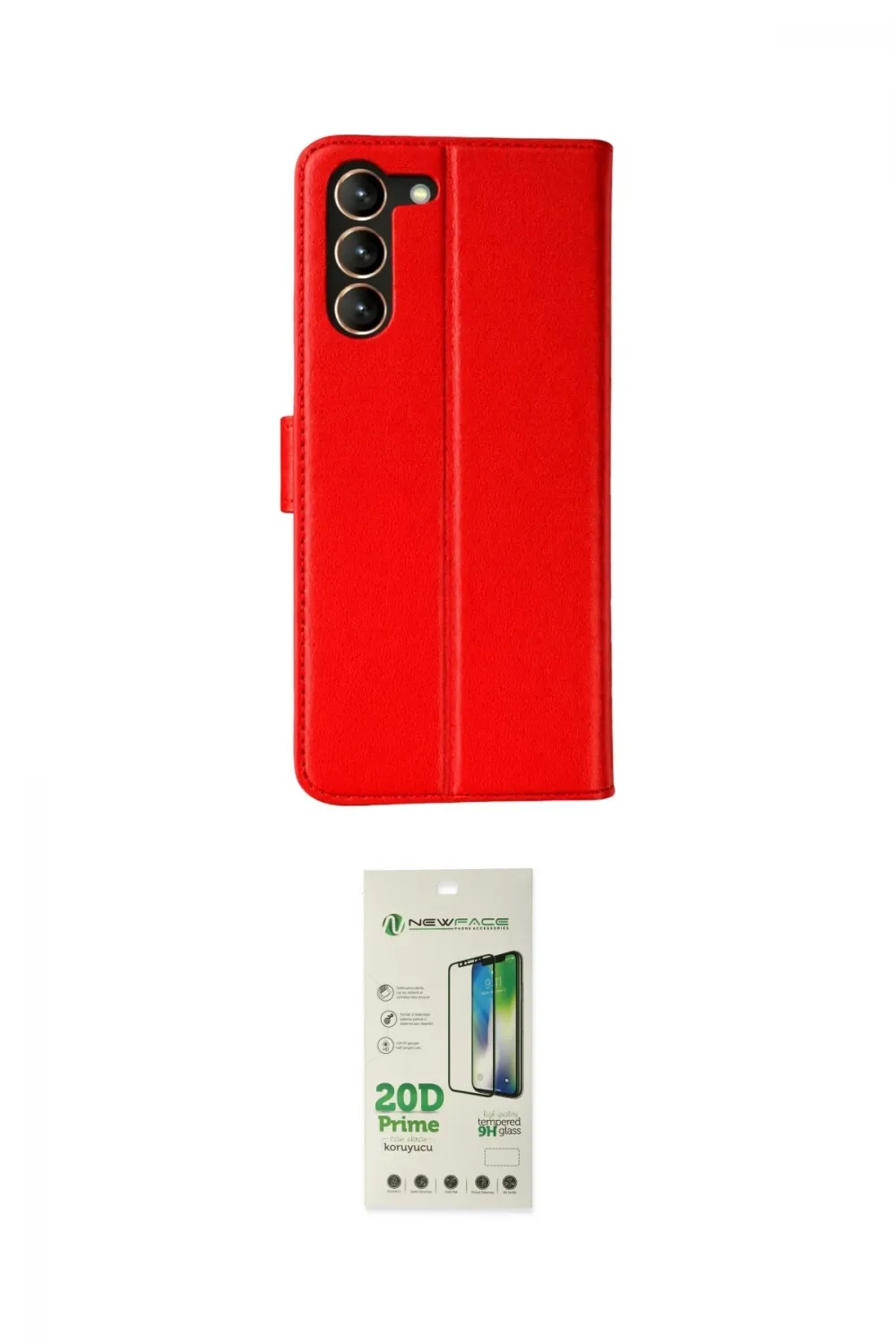 ieg™ Galaxy S23 Plus Kılıf Siluet Işık Serisi - Siyah 20D Premium Cam Ekran Koruyucu