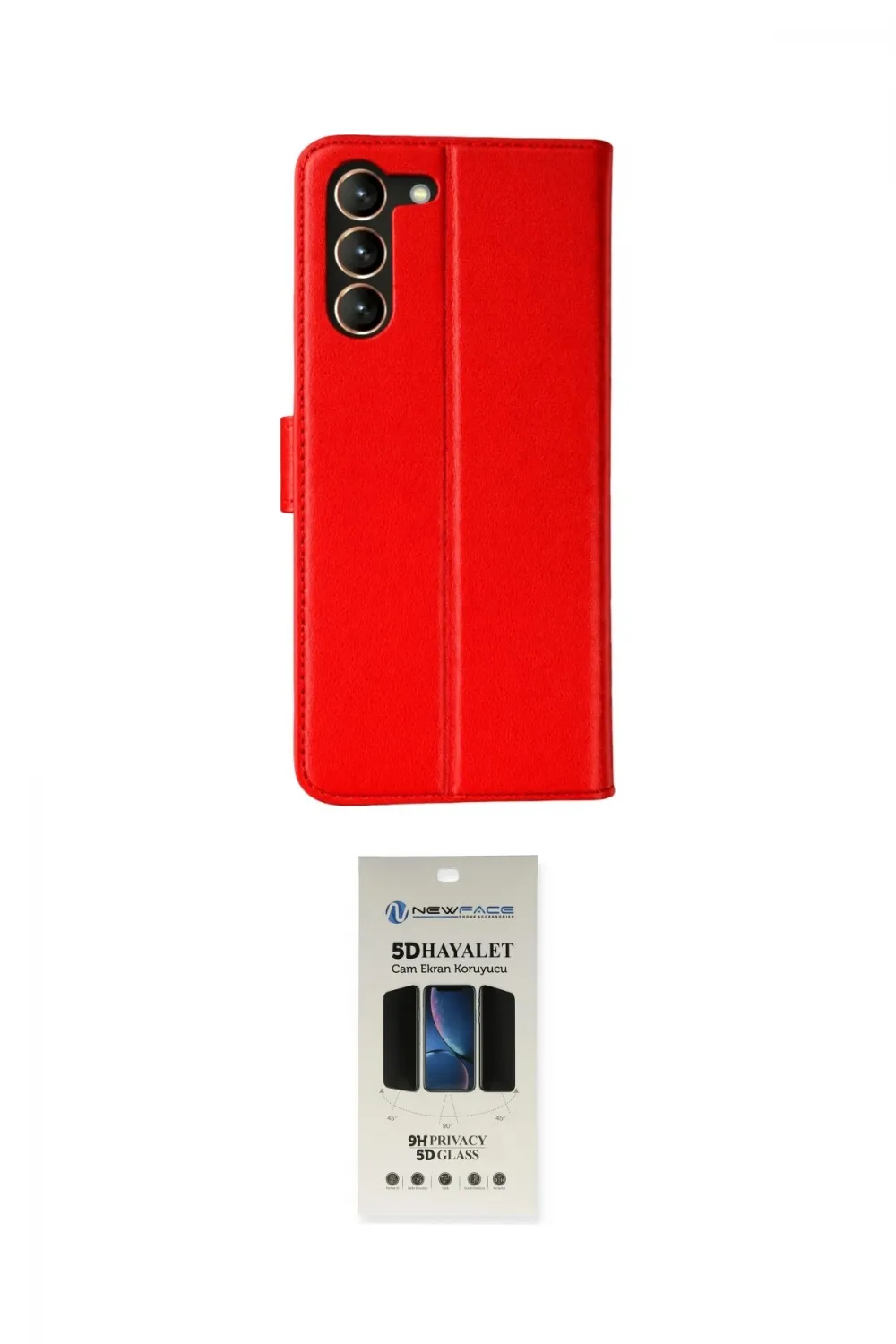 ieg™ Galaxy S23 Plus Kılıf Siluet Işık Serisi - Siyah 5D Hayalet Cam Ekran Koruyucu